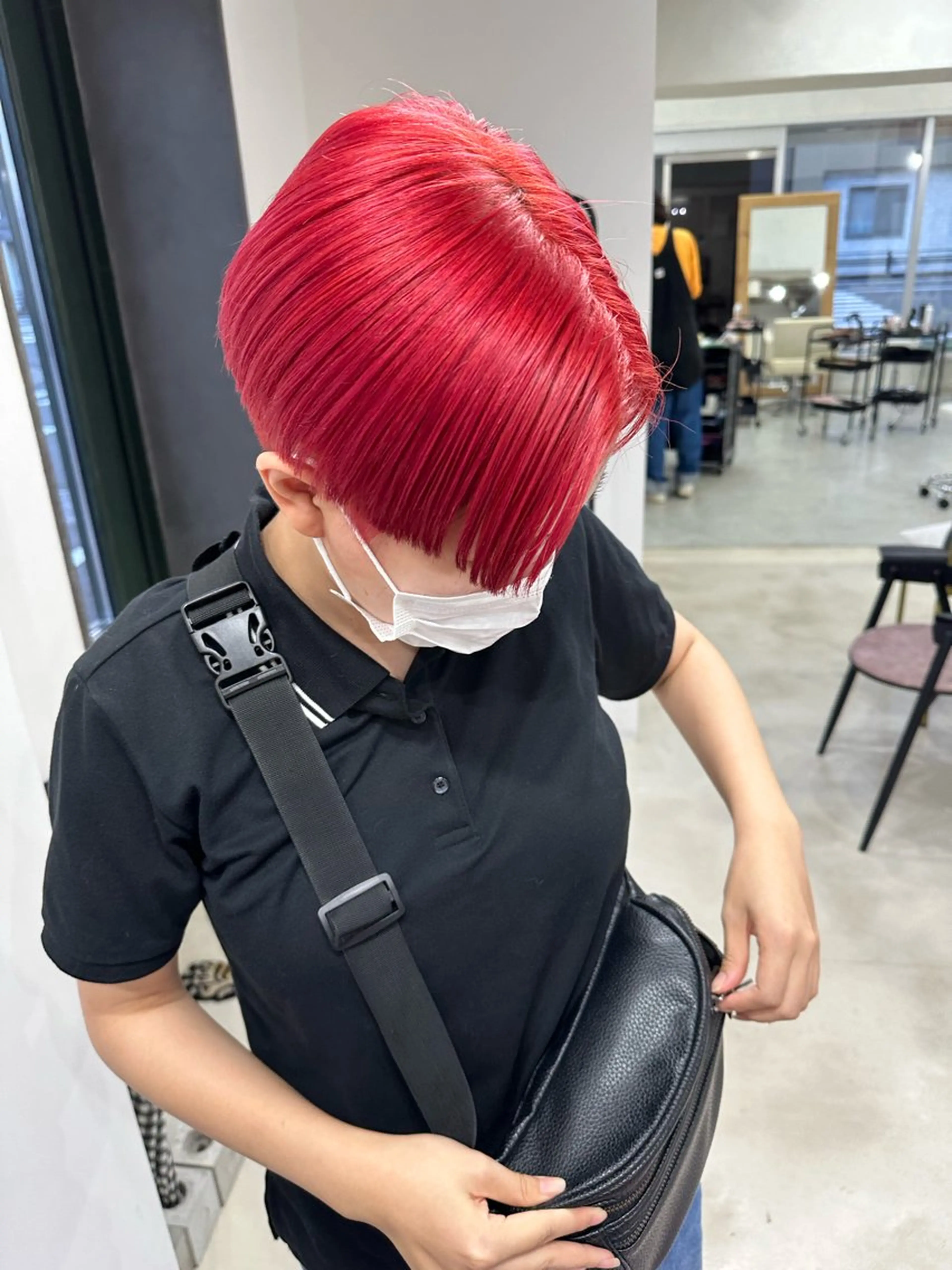 ショート カラー solua所属・さあや 【透け感/艶感】のヘアスタイル