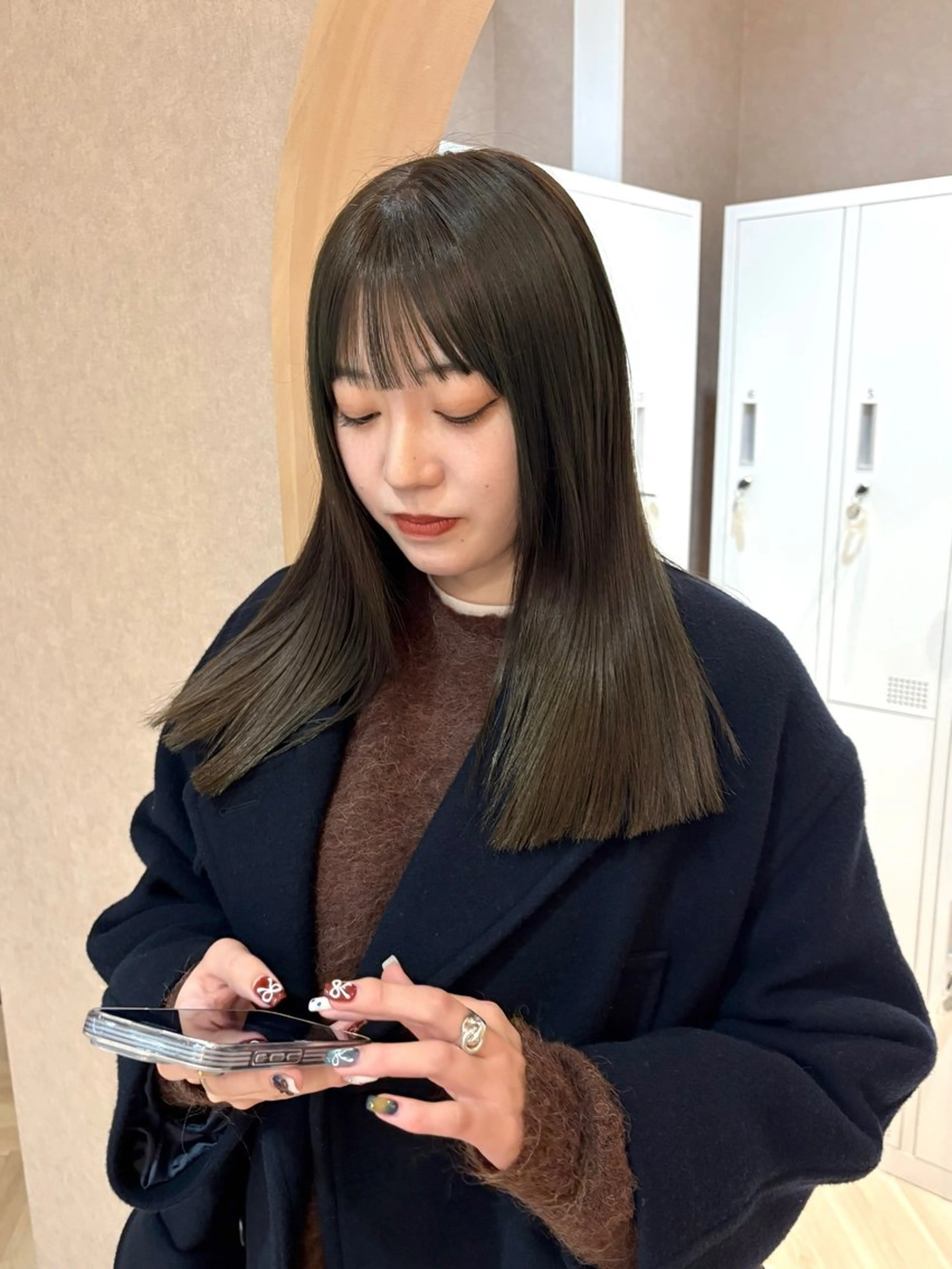 ロング ヘアカラー 似合わせ/透明感 /レイヤー/りほ🤍のヘアスタイル