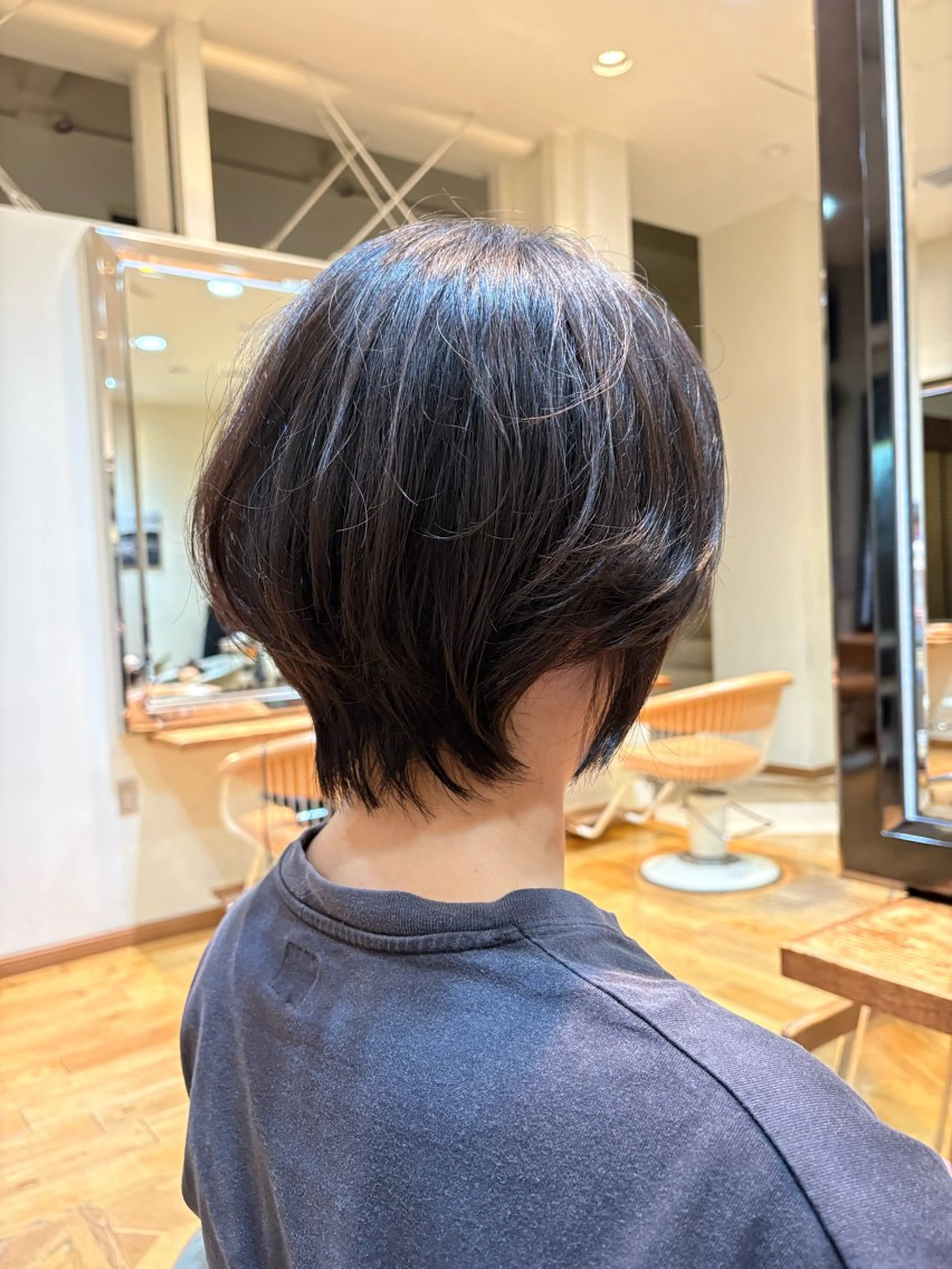 ショート ボブカット／ 明千のヘアスタイル