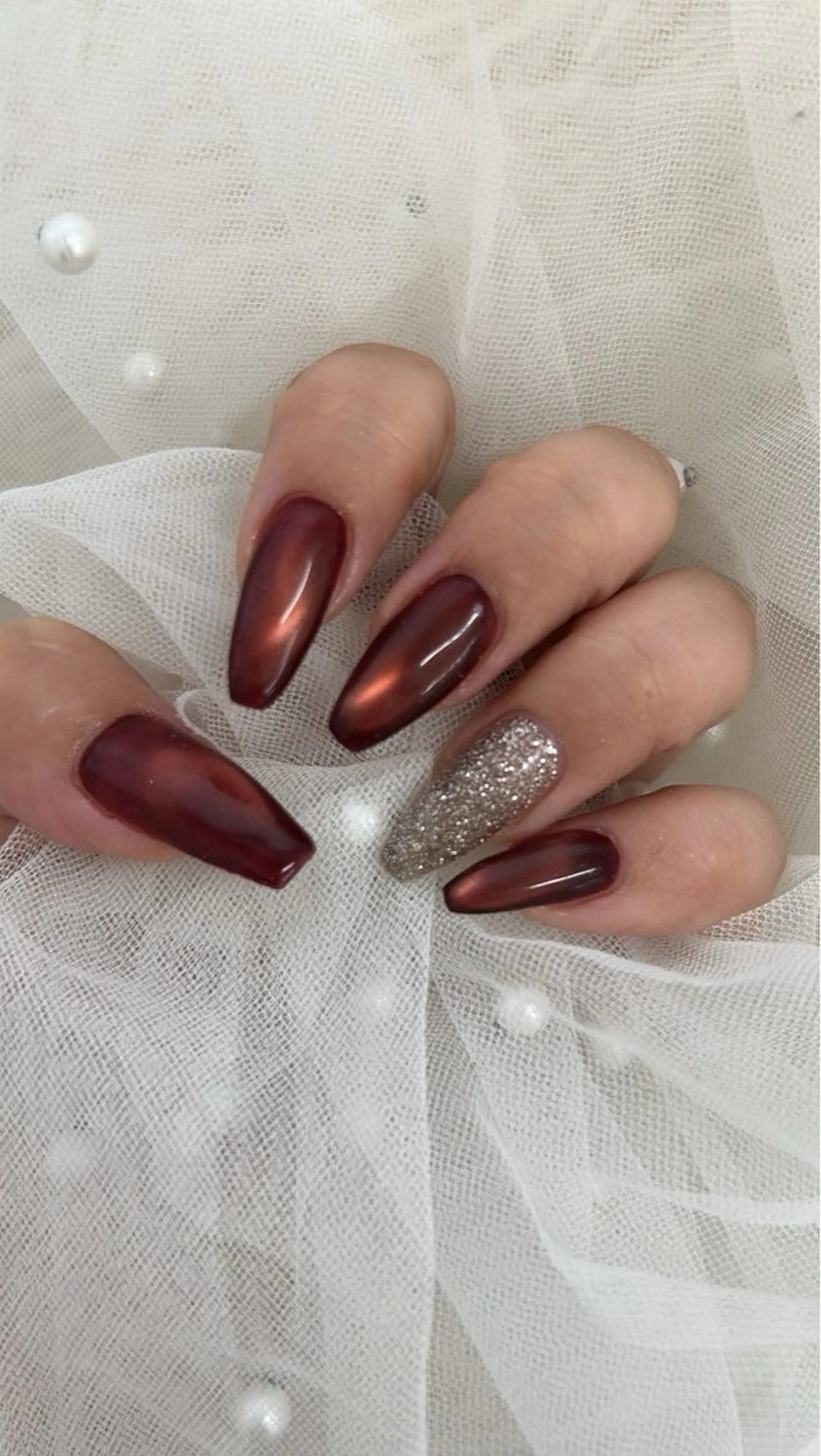 ネイル マグネットネイル ハンドネイル nailsalon meteor所属・METEOR💫 staffのネイルデザイン