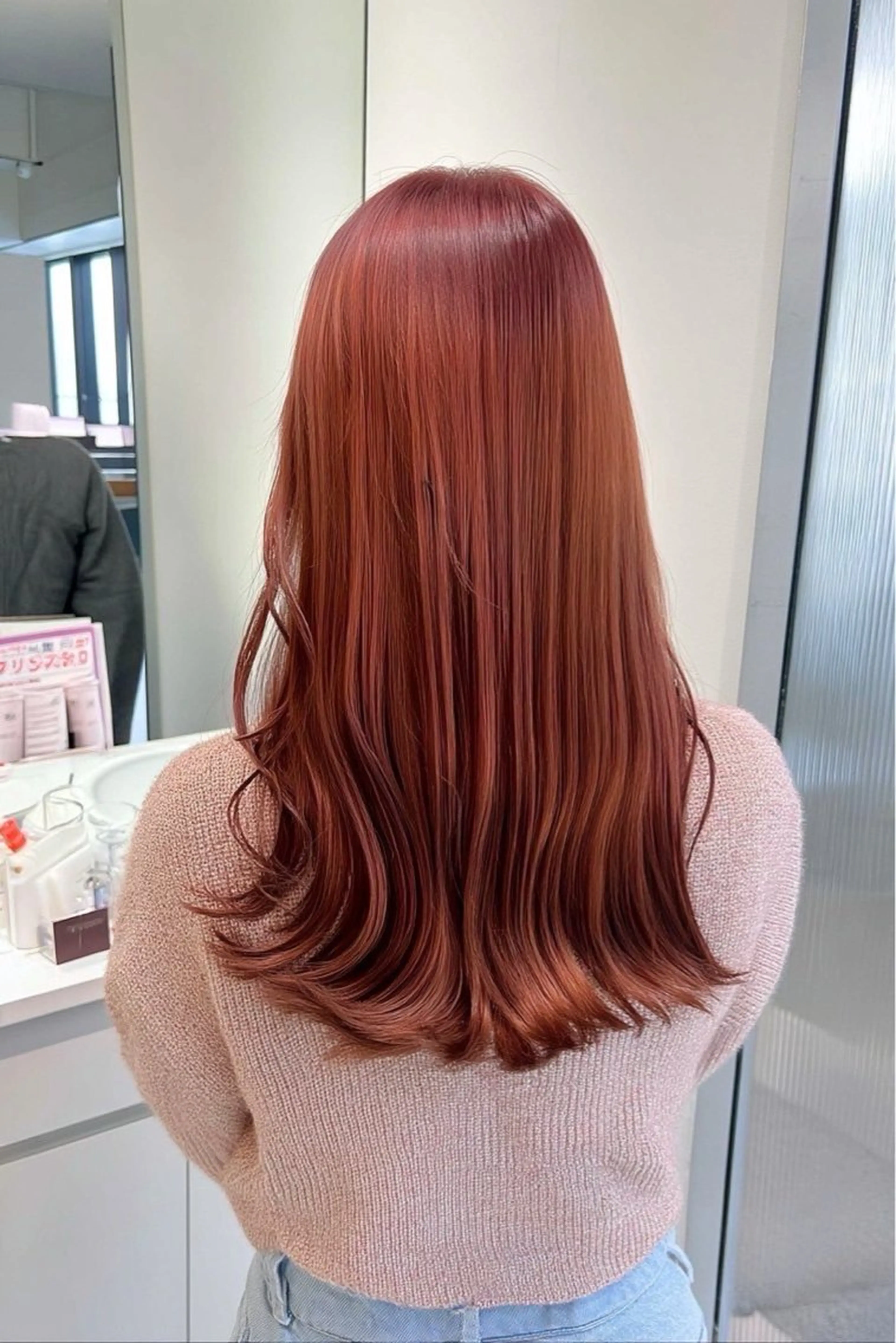 ロング カラー 💕ピンクカラー/モ デル募集/あゆり💕のヘアスタイル