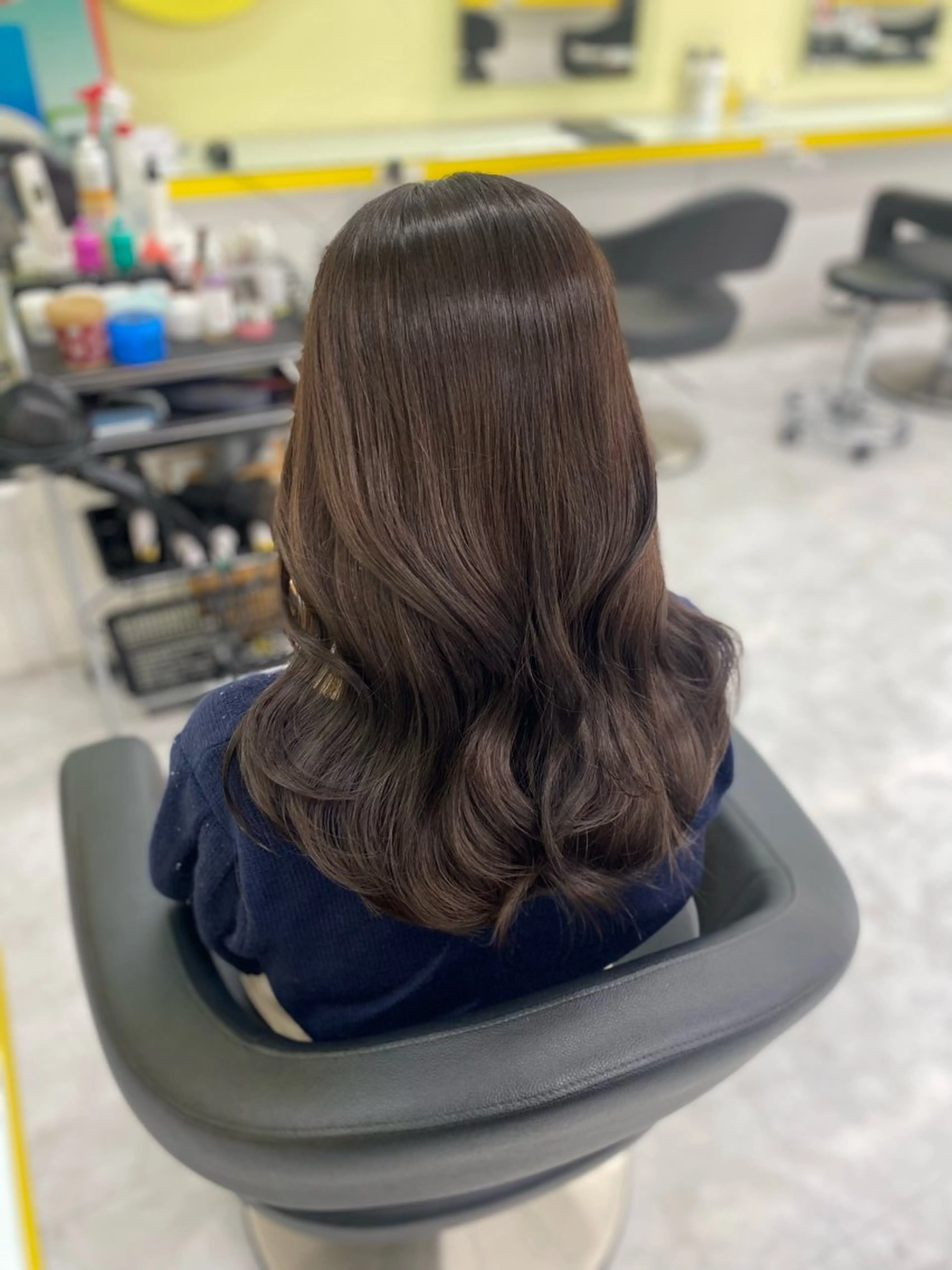 セミロング カラー パーマ ヘアアレンジ メンズ メンズブリーチ ブリーチ ブラウンカラー ココアブラウン ブリーチなしカラー ヘアカラー Lumo所属・💖横浜ブリーチなし 💖MIHOのヘアスタイル