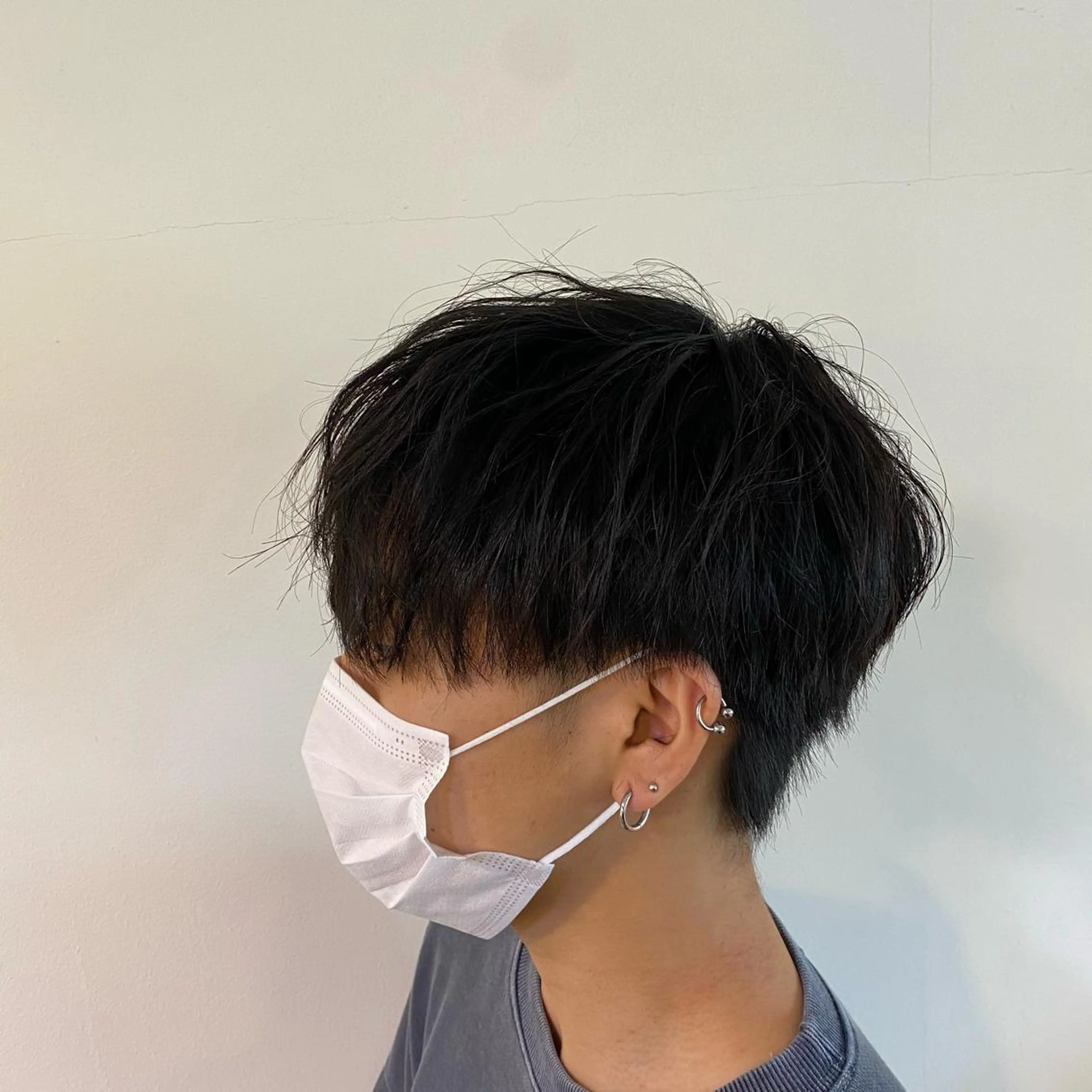 メンズ マッシュ メンズウルフカット ウルフカット カット geep Ryoyaのヘアスタイル