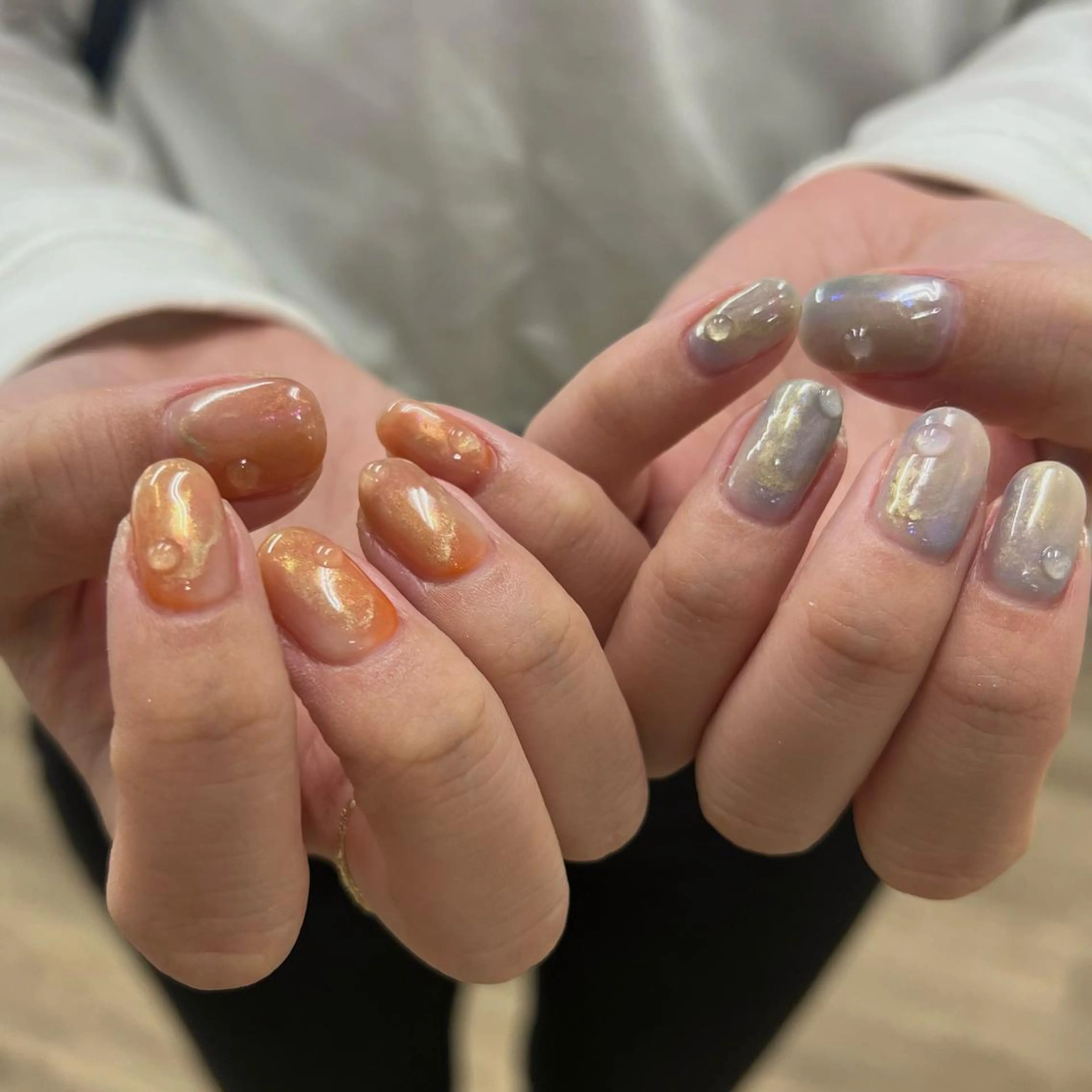 ネイル ハンドネイル nuás nailのネイルデザイン