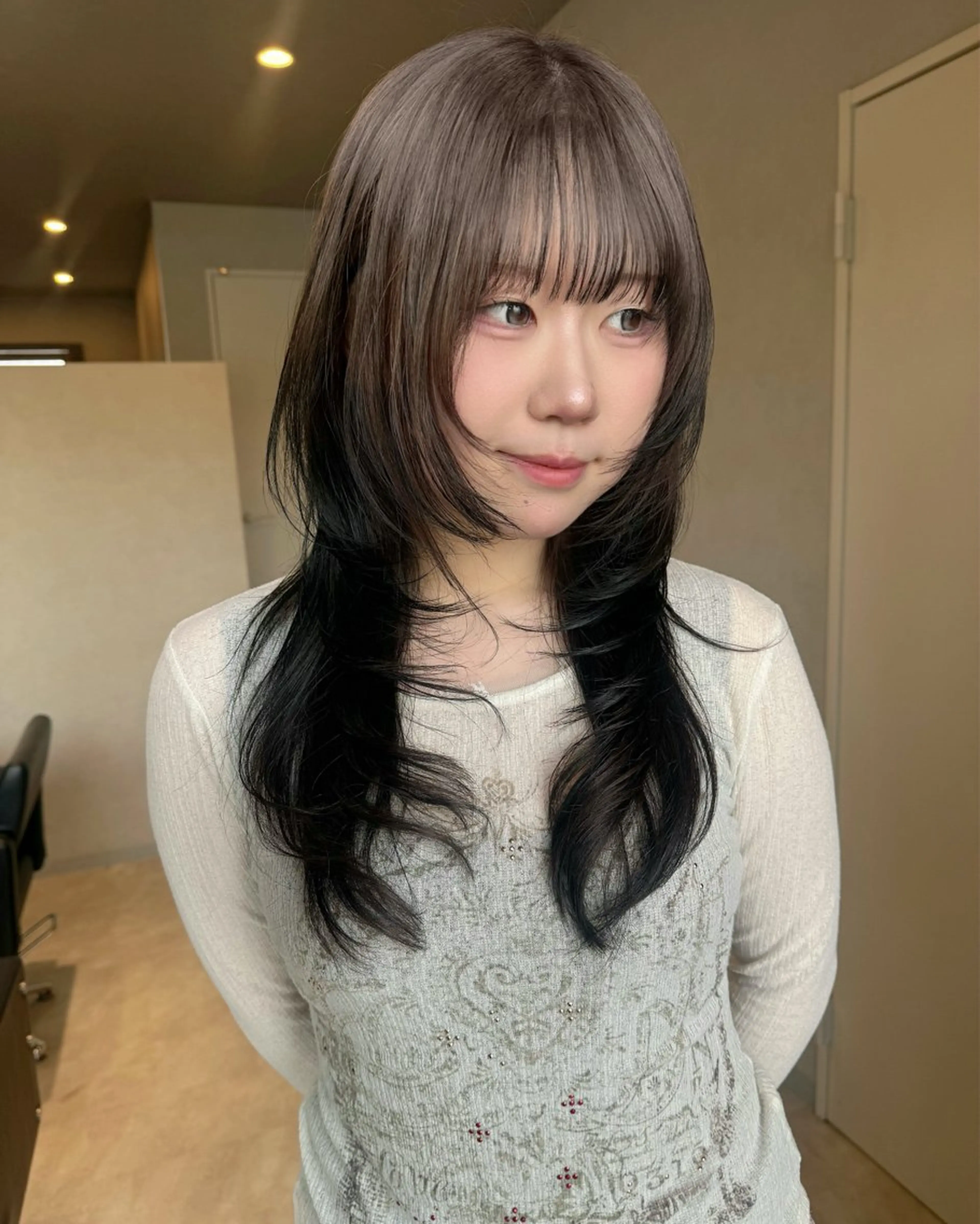 ロング カラー ヘアカラー 透明感カラー/ボブ misaki °＊のヘアスタイル