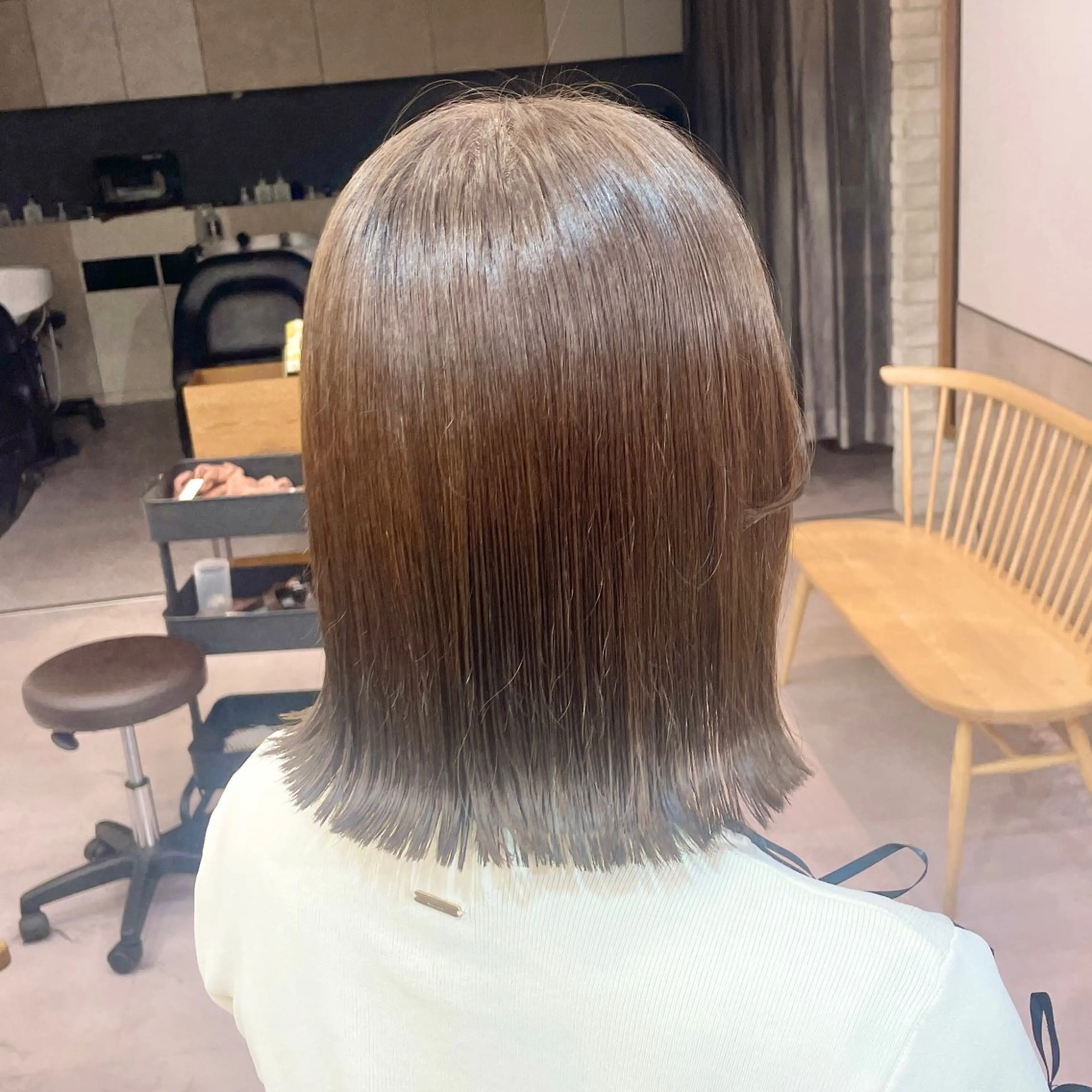 【お得なセット🌈】メンテナンスカット（ショート​〜​ボブ ）➕Aujua 最高級トリートメント11000▶︎2000の写真