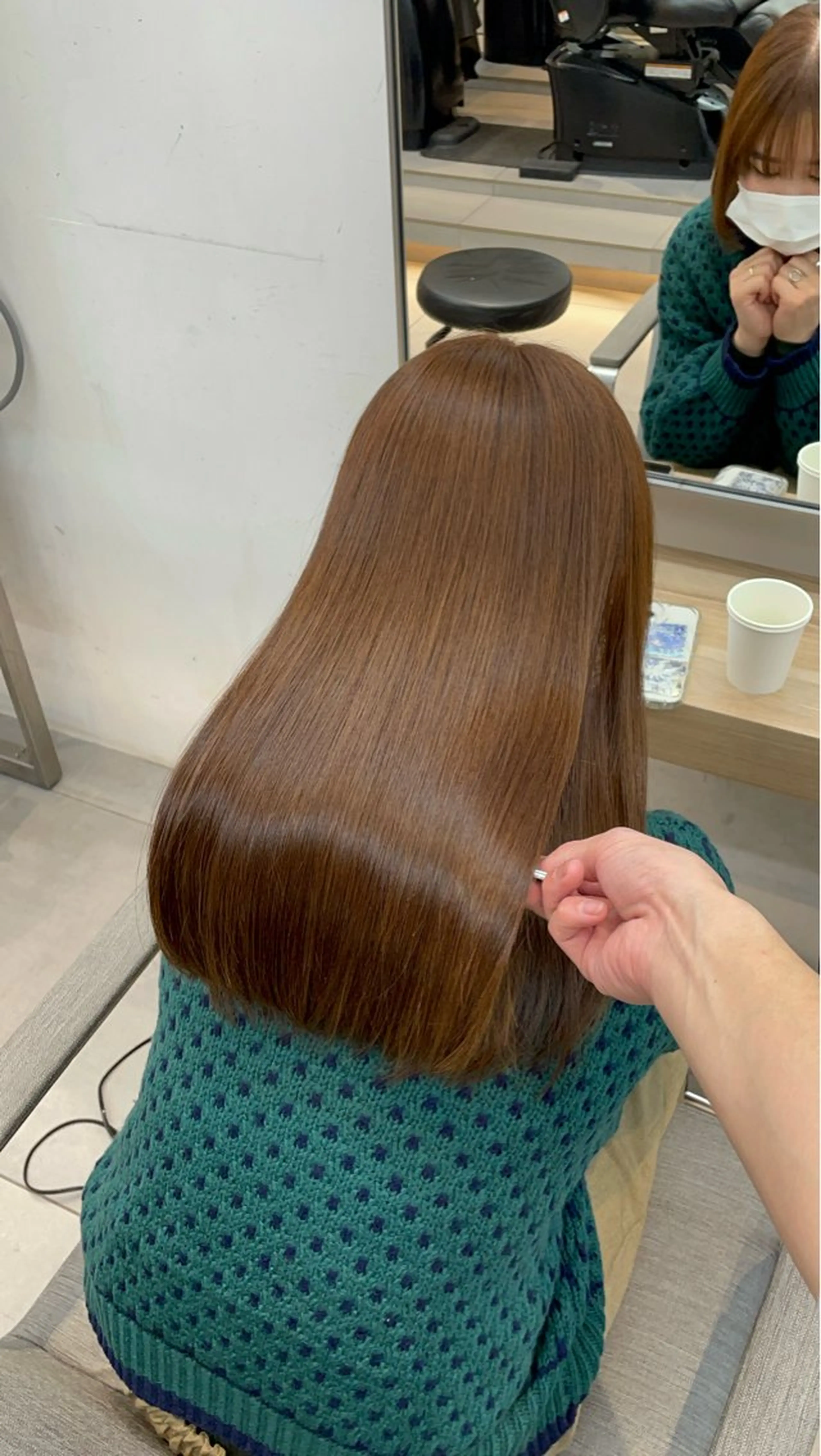 セミロング パーマ カット 縮毛矯正 トリートメント ヘッドスパ ✨髪質改善✨美髪 矯正🫧小泉のヘアスタイル