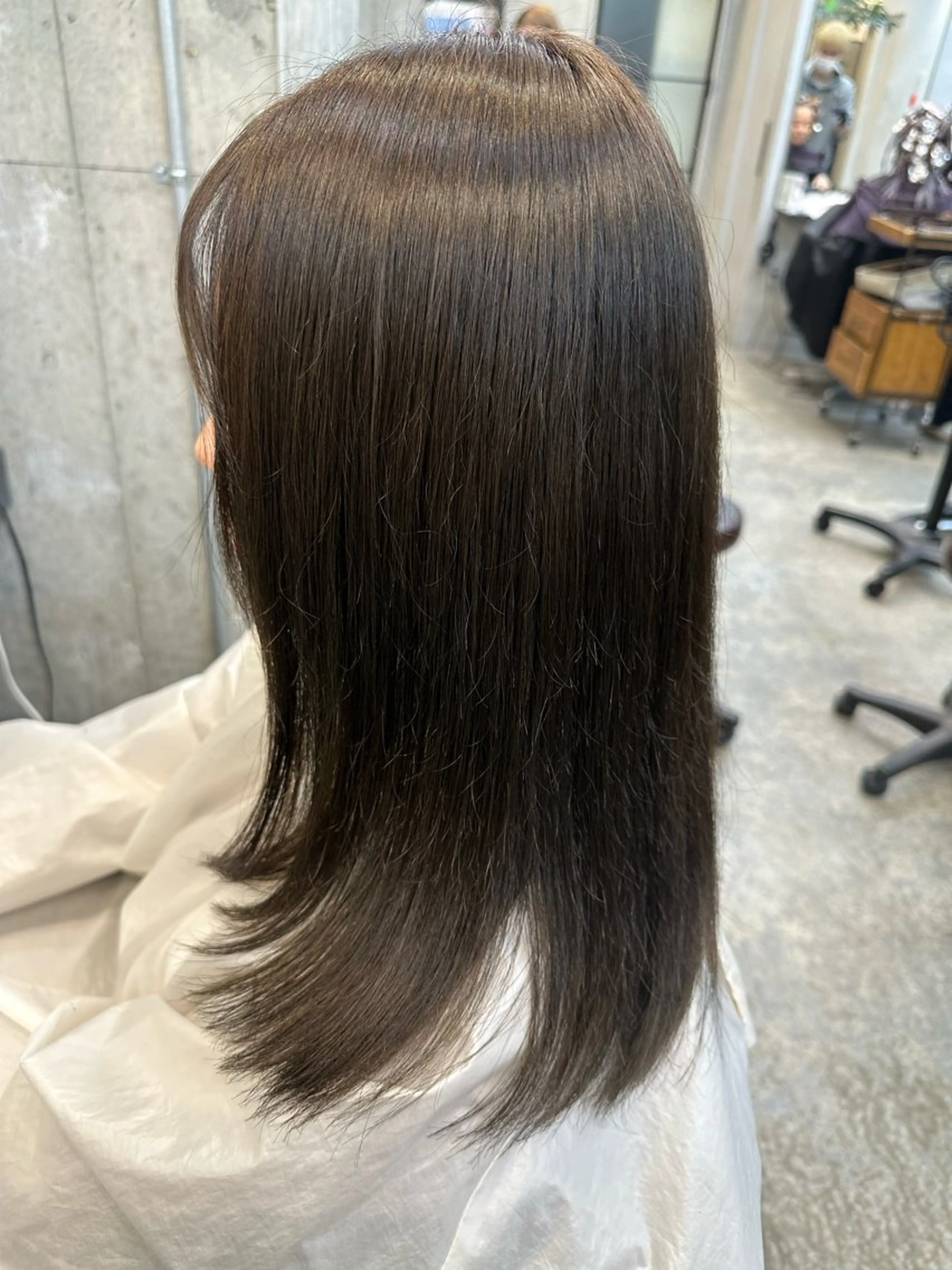 カラー グレージュ オリーブグレージュ オリーブグレー ヘアカラー 川口　開世/カット /パーマ/ハイトーンのヘアスタイル