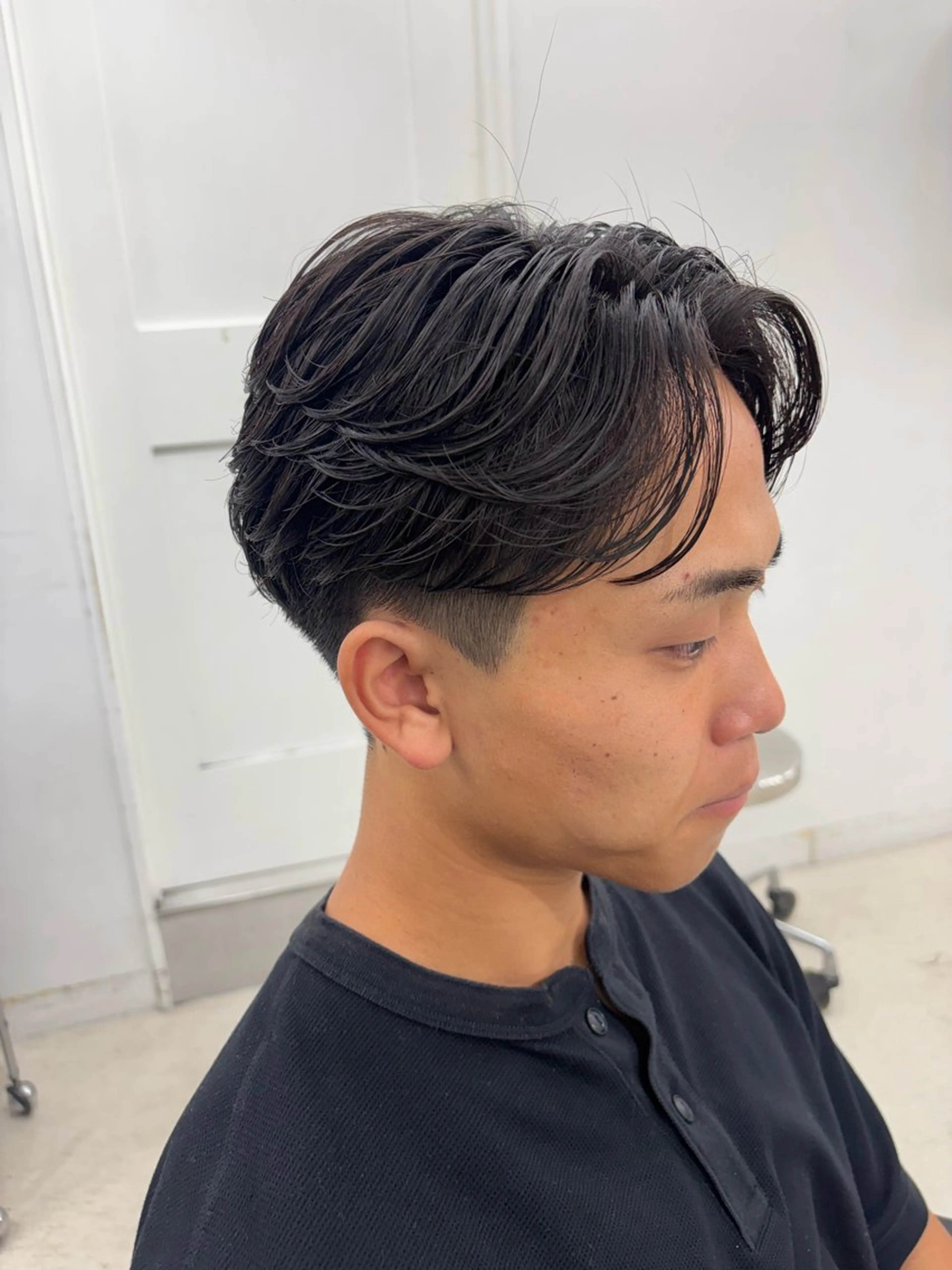 ショート パーマ メンズ カット パーマ 名古屋メンズパーマ /ツイスパ⚡️のヘアスタイル