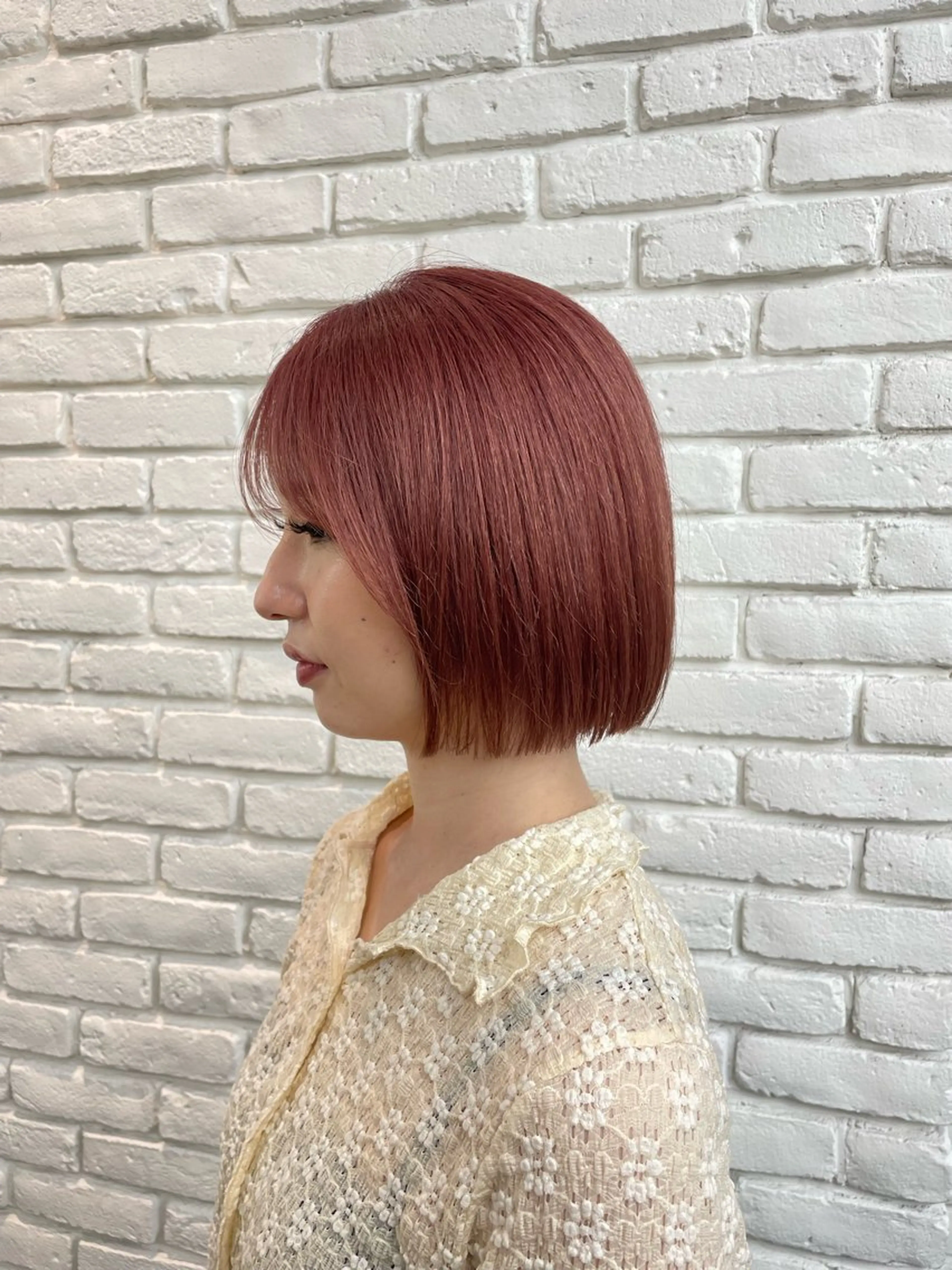 ショート カット トリートメント ヘアセット 🍑まき/カット /髪質改善カラー🍑のヘアスタイル