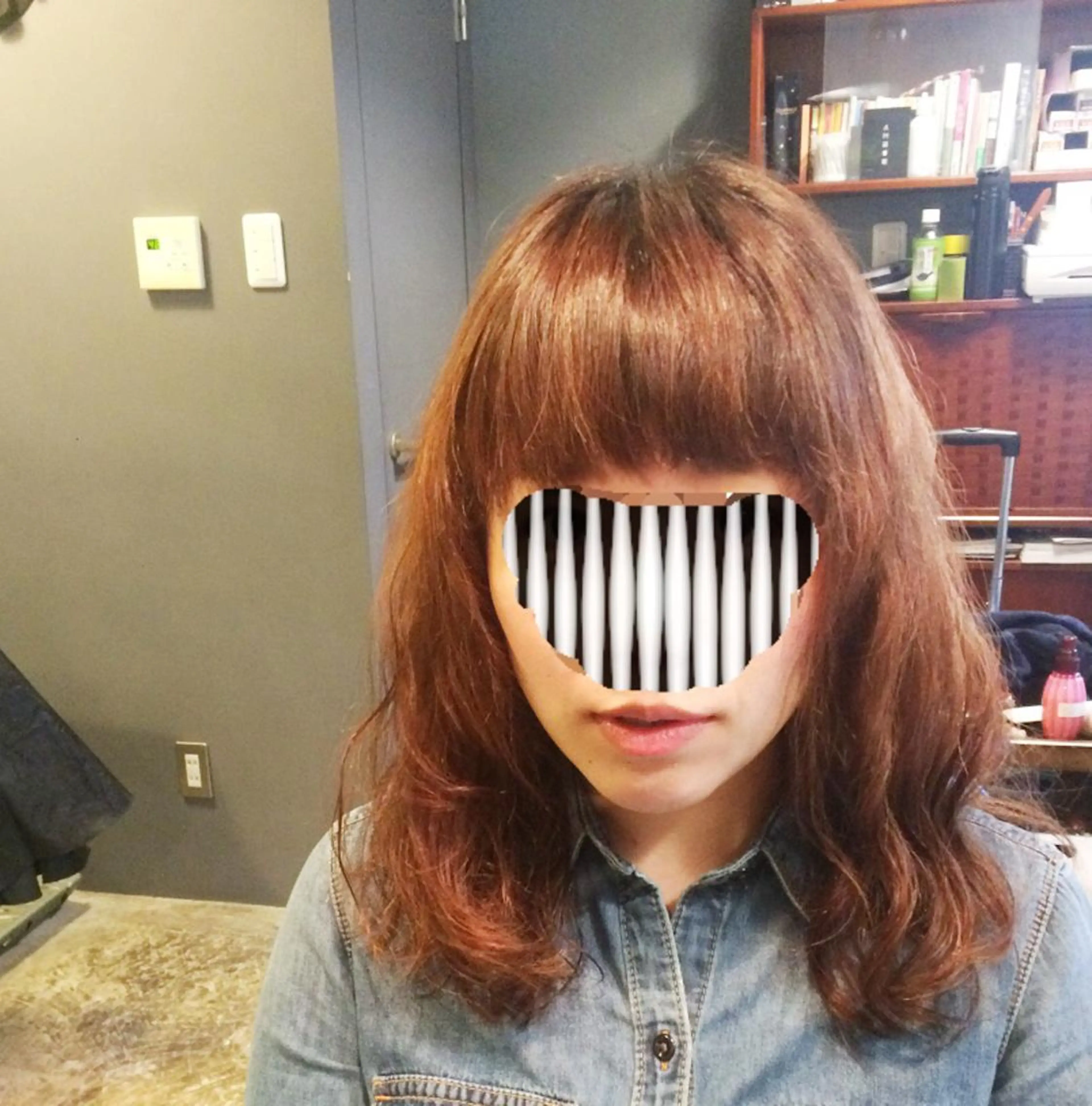 ミディアム カラー パーマ chancello  Hairチャンチェロのヘアスタイル