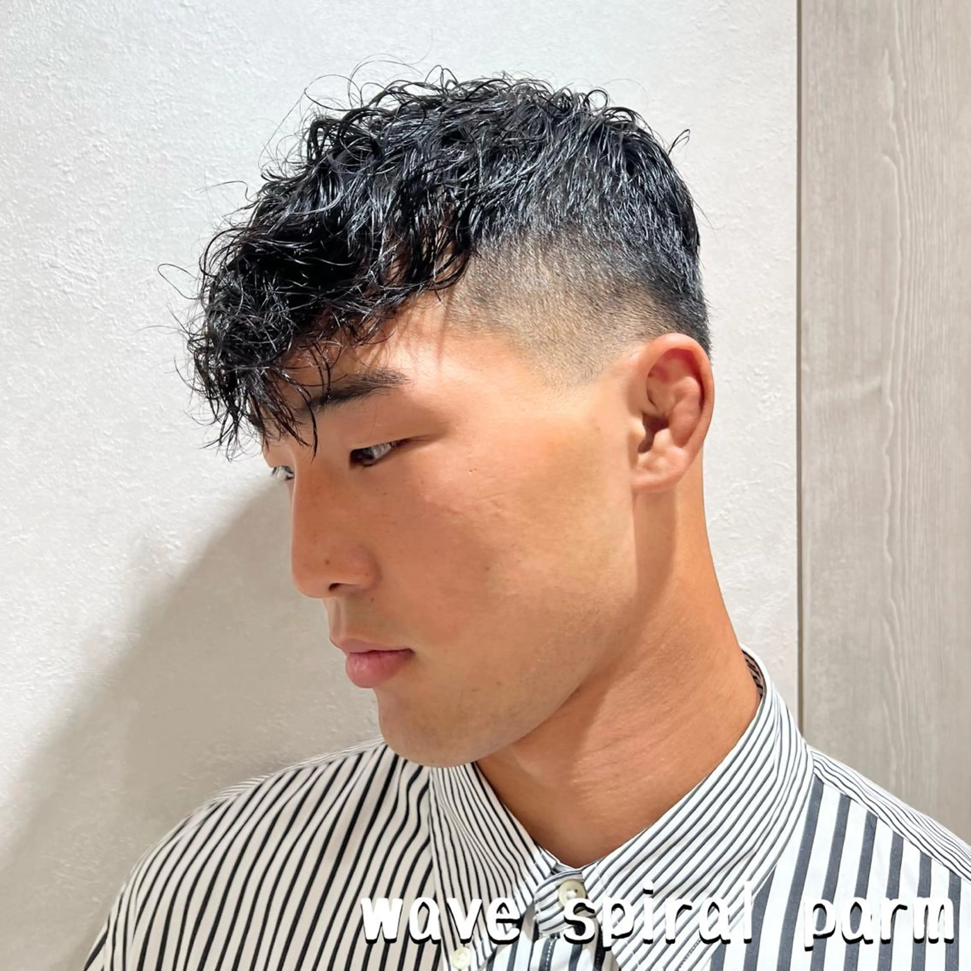 パーマ メンズ メンズパーマ スパイラルパーマ カット パーマ Camishi所属・瀬野凌介/メンズ カット/パーマのヘアスタイル
