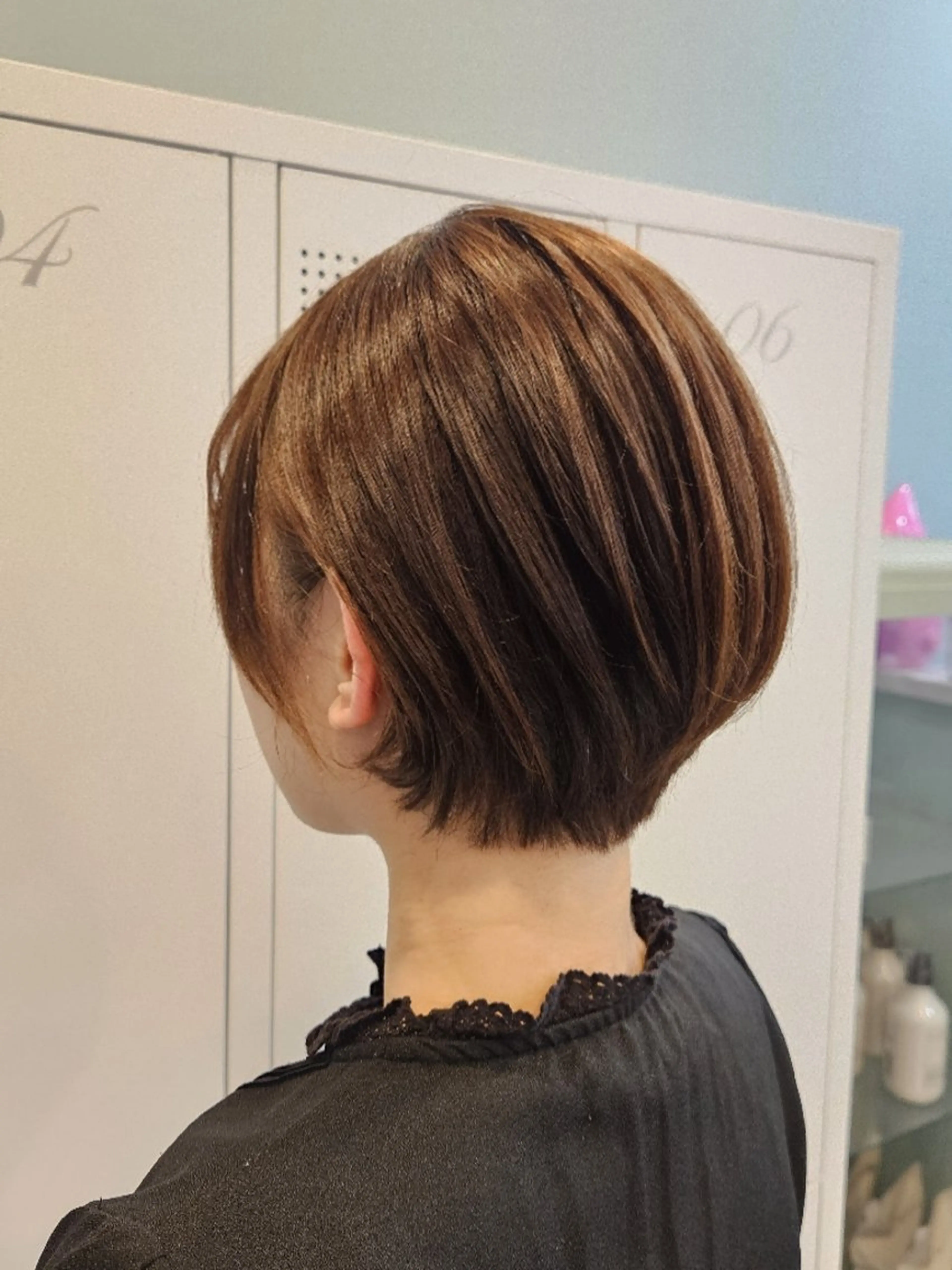 ショート 韓国風ヘア レイヤーカット ミク🇰🇷 /Agu hairのヘアスタイル