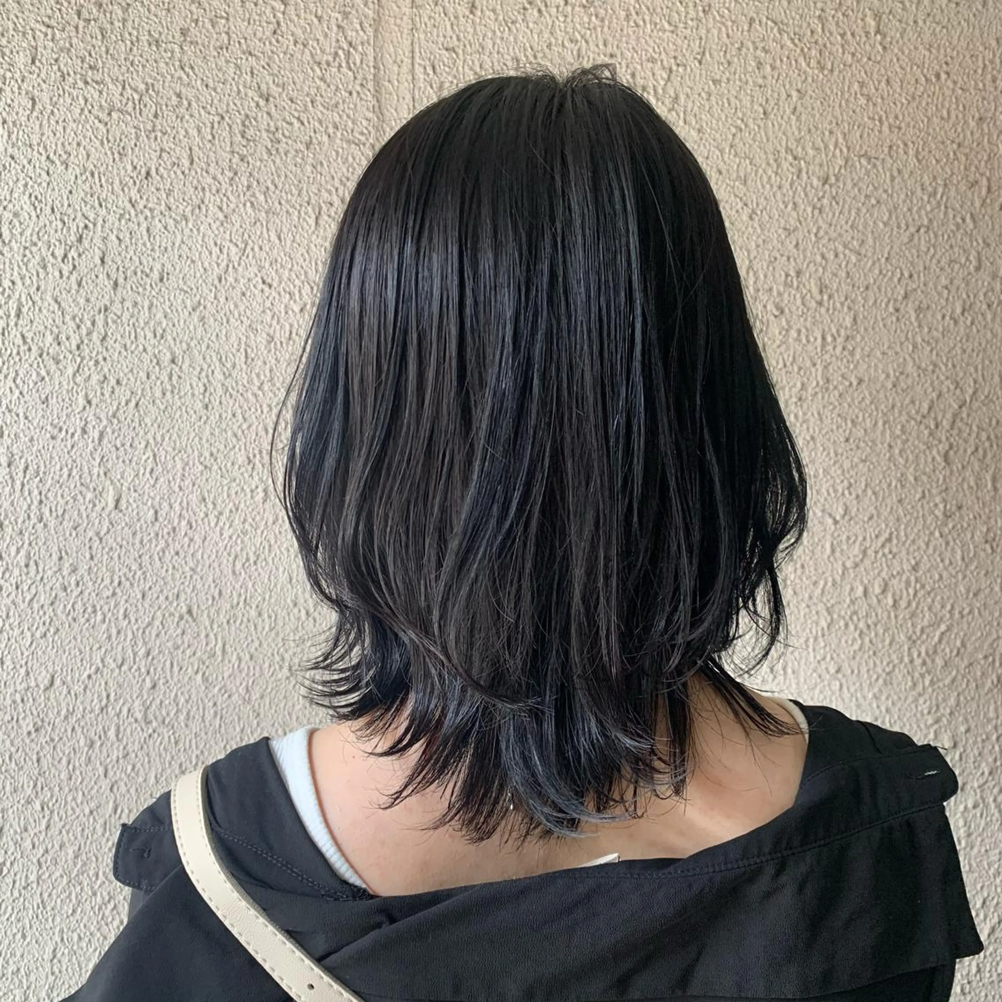 ミディアム ミディアムレイヤー レイヤーカット カット chouette/ 根本優希のヘアスタイル