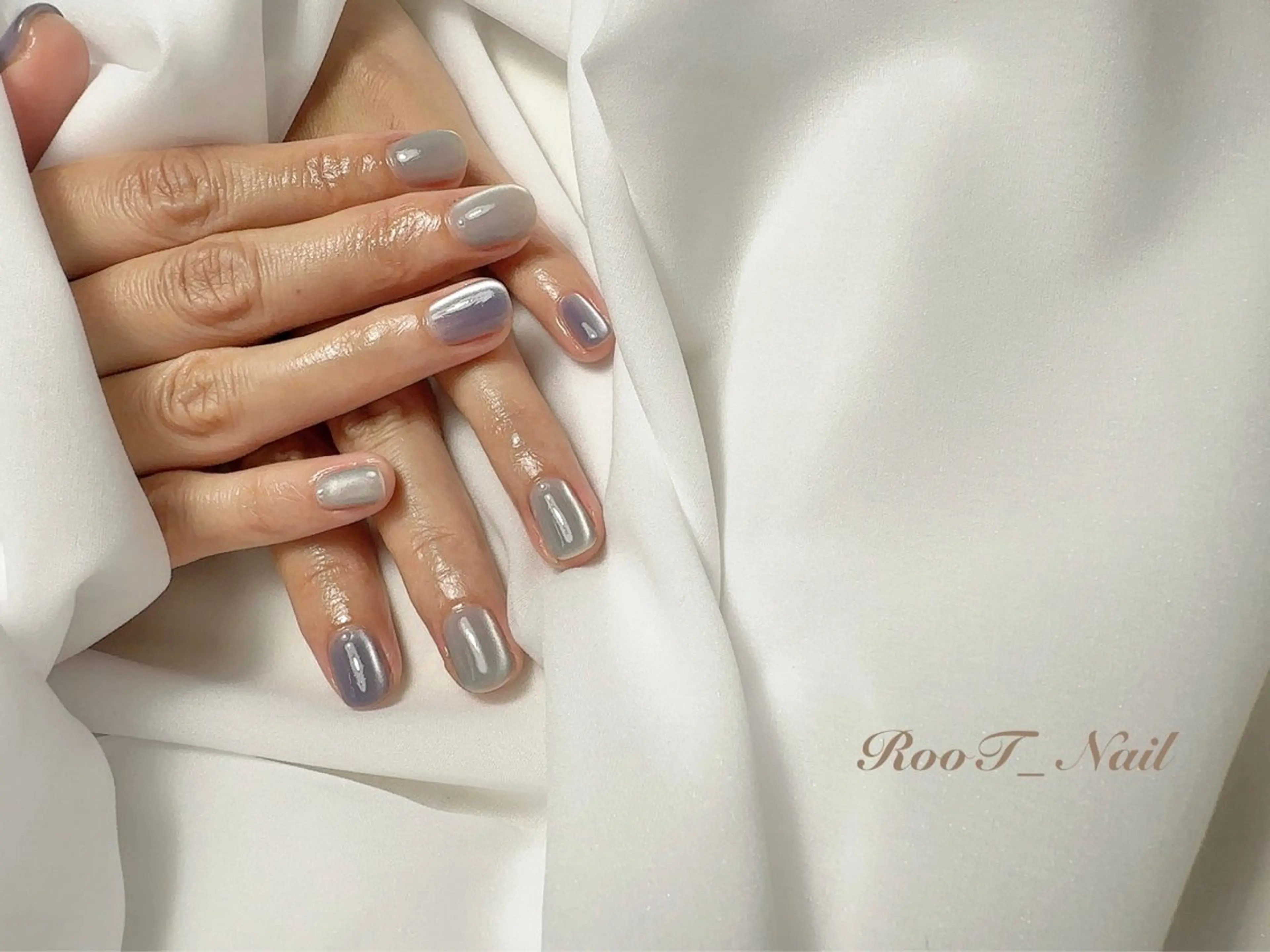 ネイル マグネットネイル ハンドネイル RooT Nailのネイルデザイン