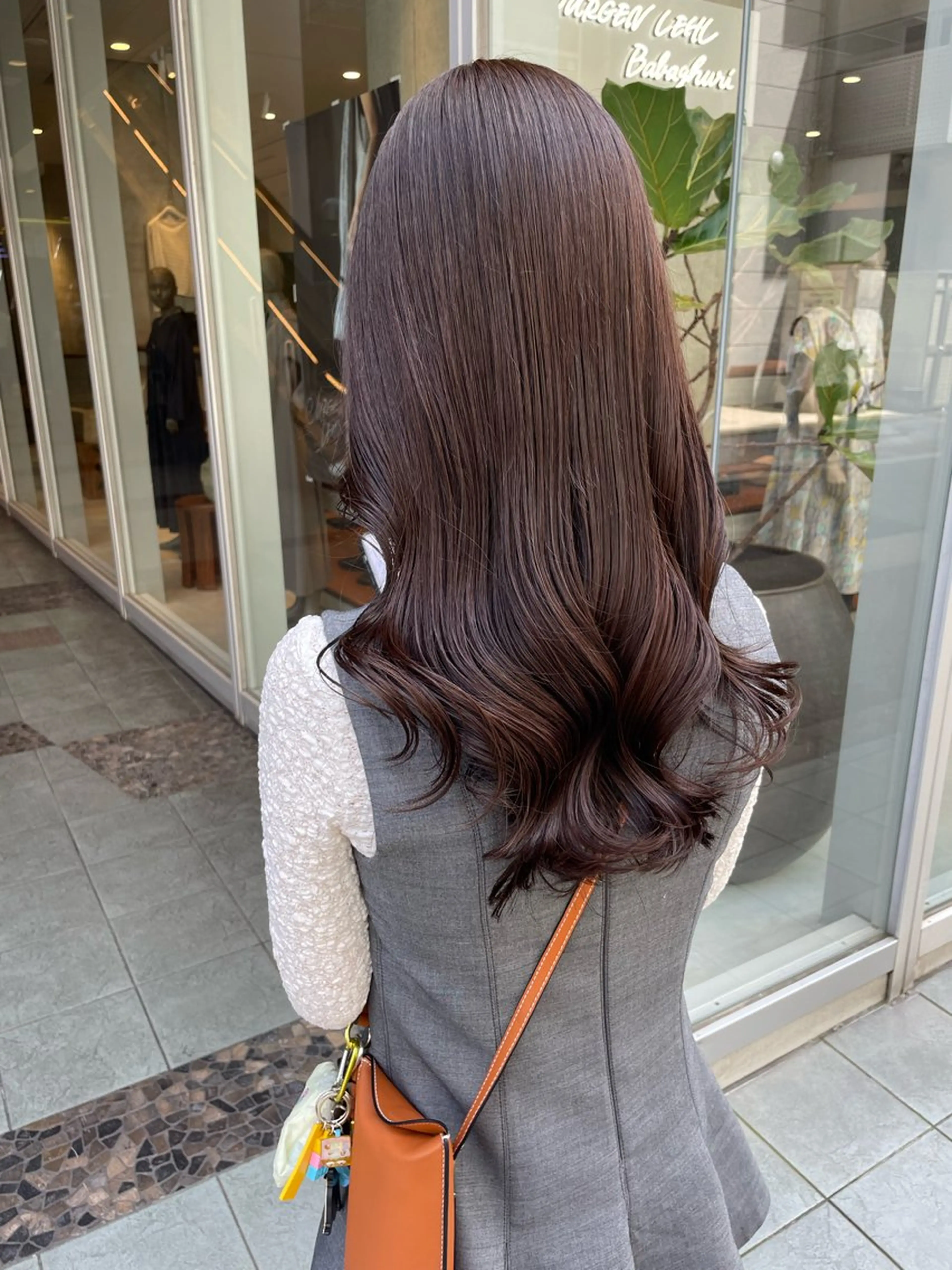 ロング カラー カット ヘアカラー トリートメント 髪質改善will hairdesignのヘアスタイル
