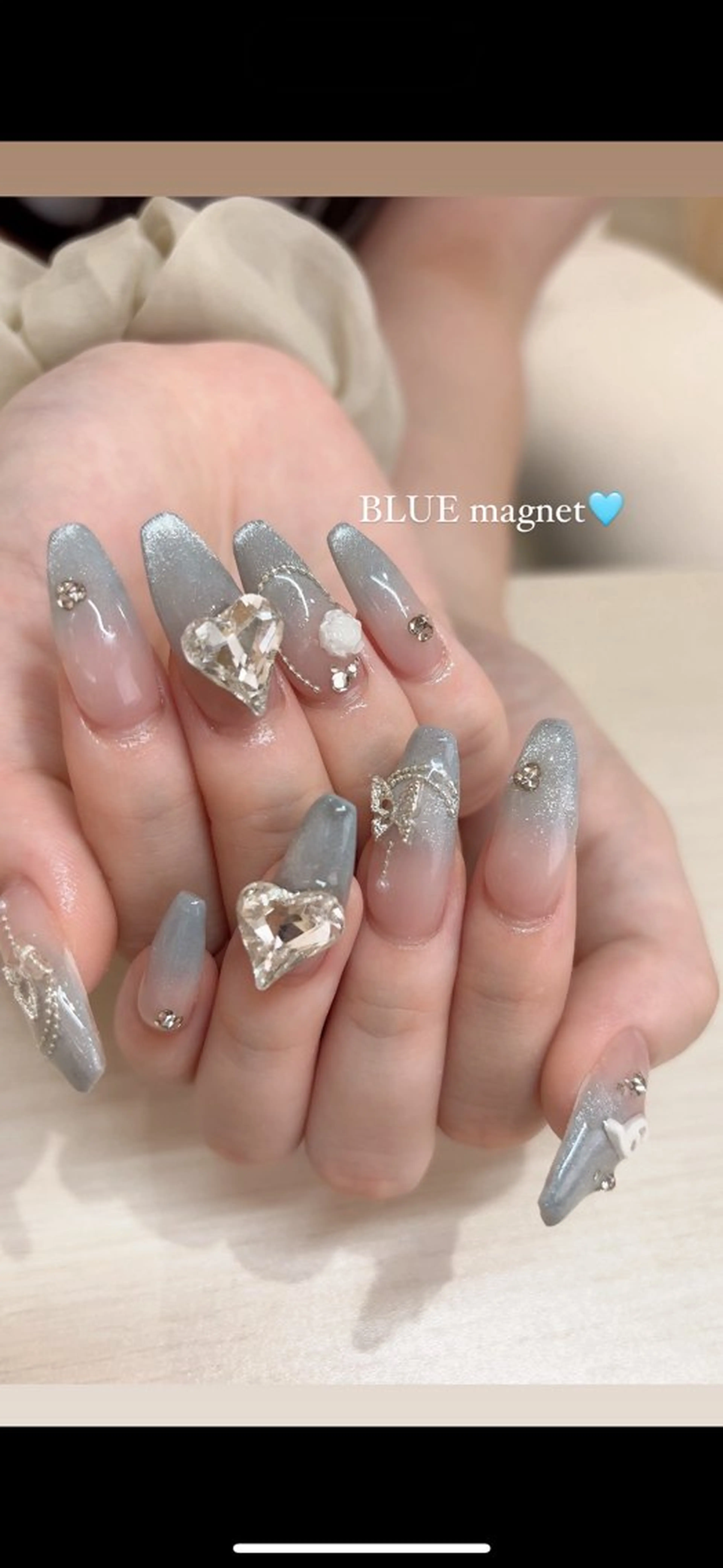 ネイル キラキラネイル ハンドネイル beautiful meみくのネイルデザイン