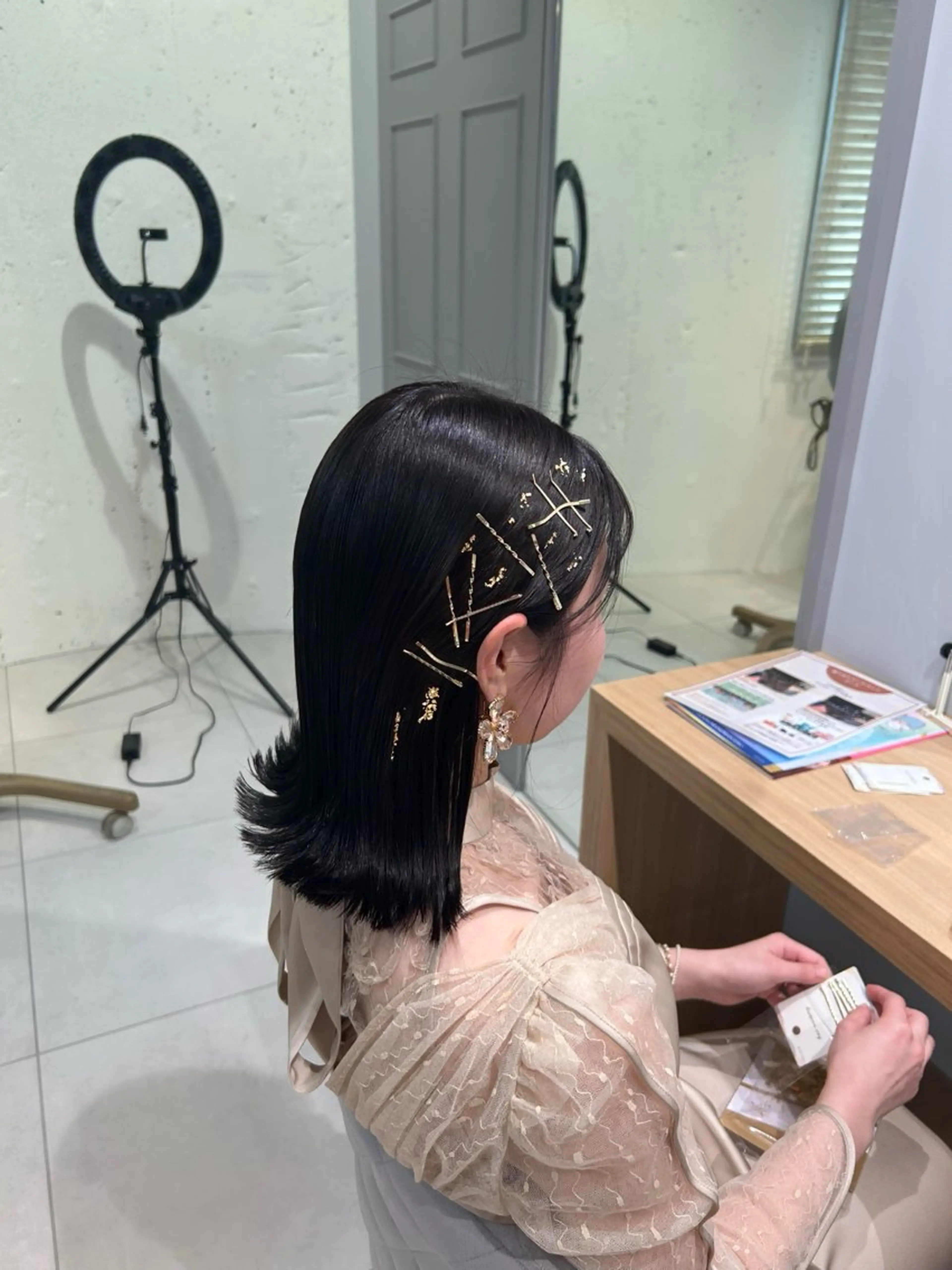 ミディアム ヘアセット 髙野 優莉のその他イメージ