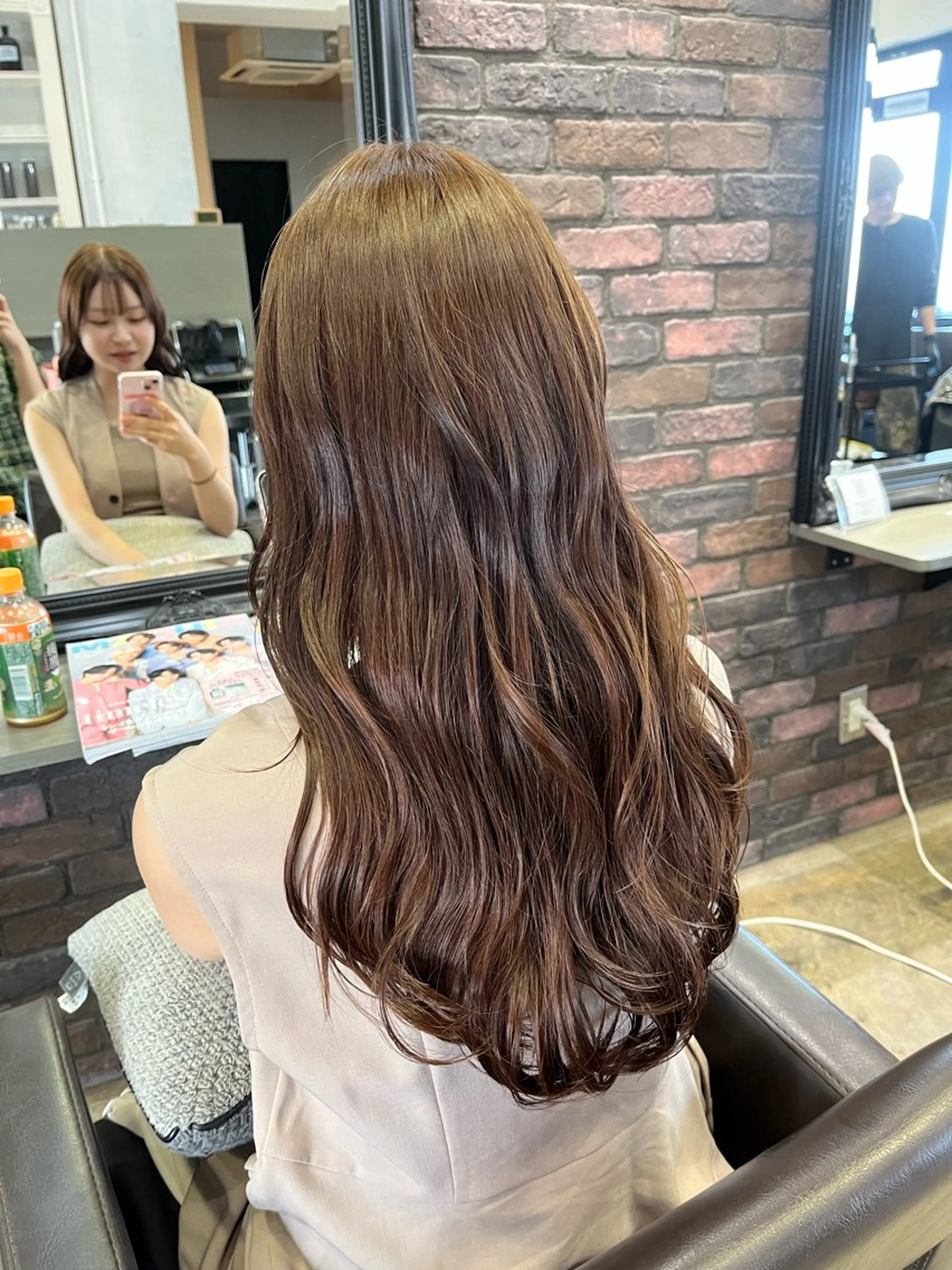 【ゲリラクーポン⚡️⚡️⚡️】カット＋髪質改善カラー＋クイックTR #韓国ヘアの写真