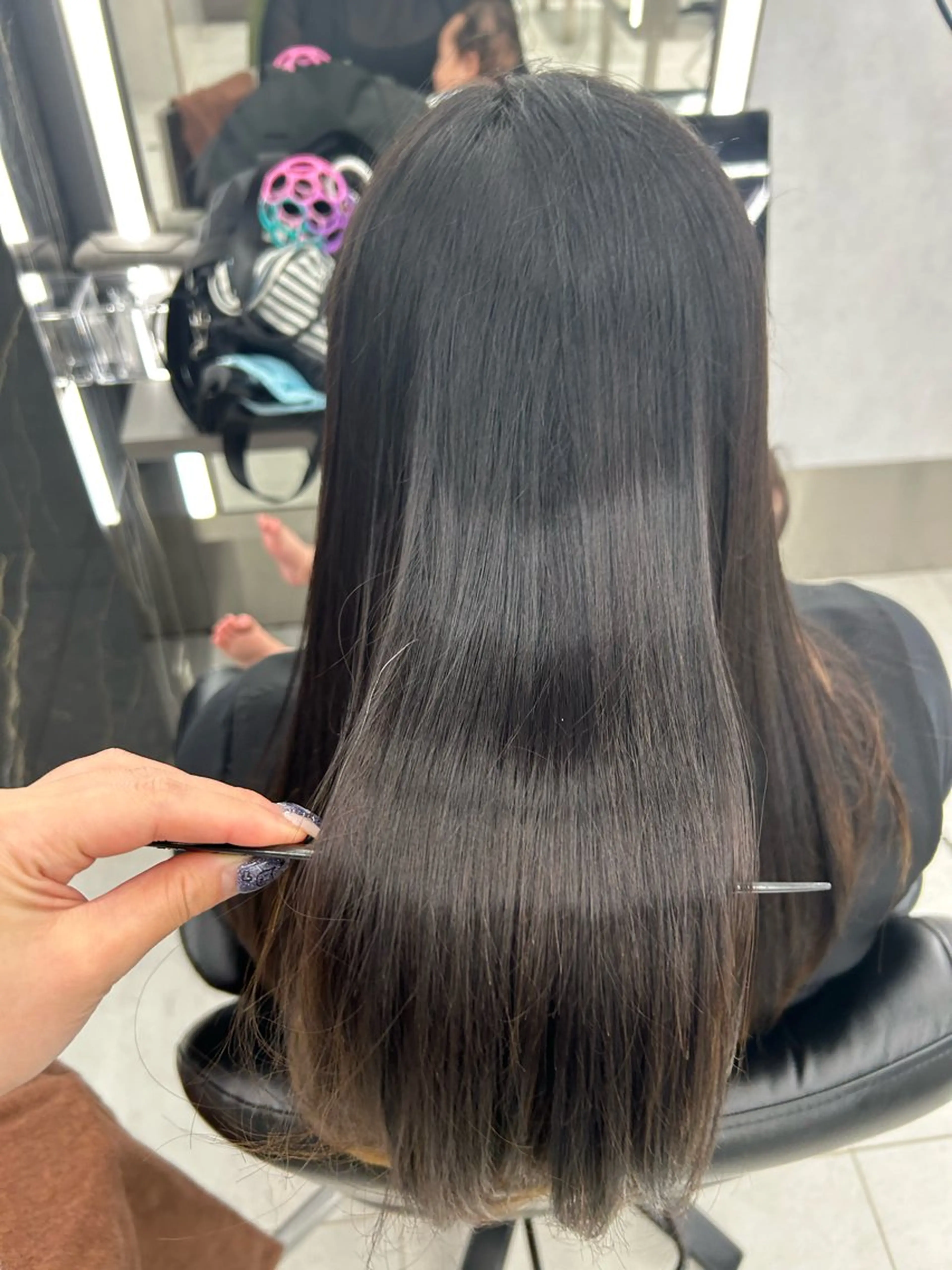 ロング 韓国ヘア AYUMIのヘアスタイル
