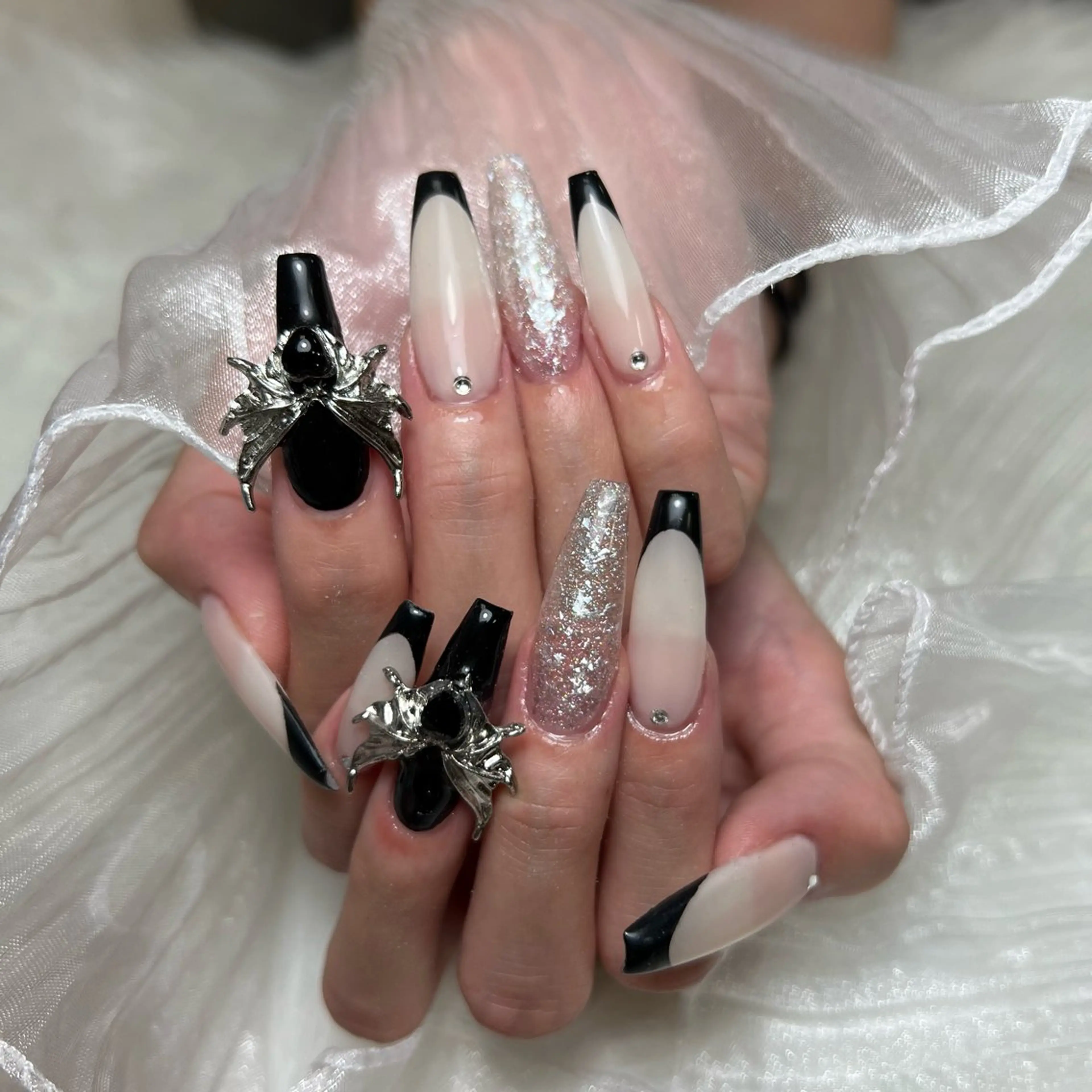 ☁️チップ長さだし10本+デザインコース☁️【オフ込】の写真