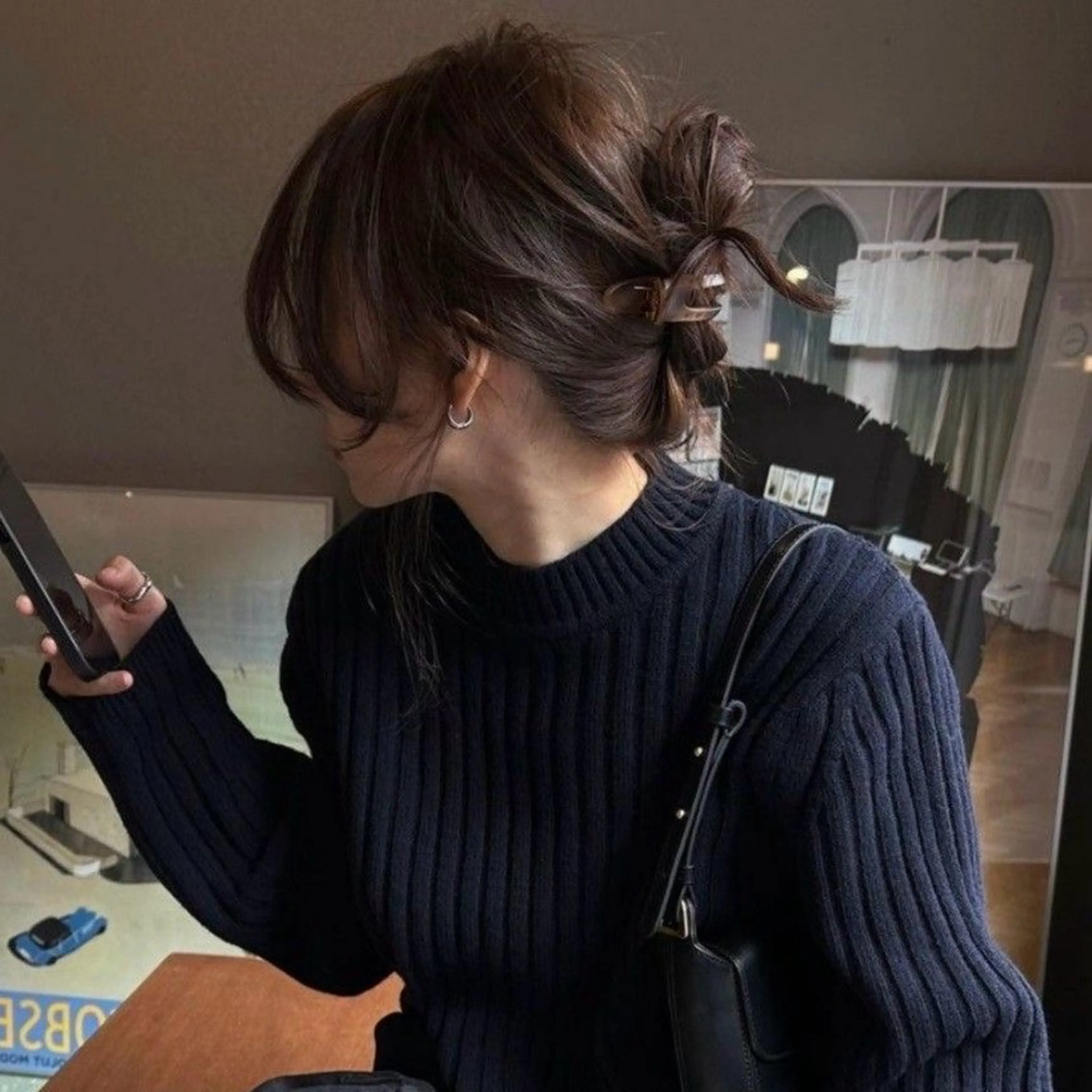 セミロング カラー GO TO DAY SHAIRE SALON SHIBUYA SOL所属・マンツーマン渋谷 早坂僚太のヘアスタイル