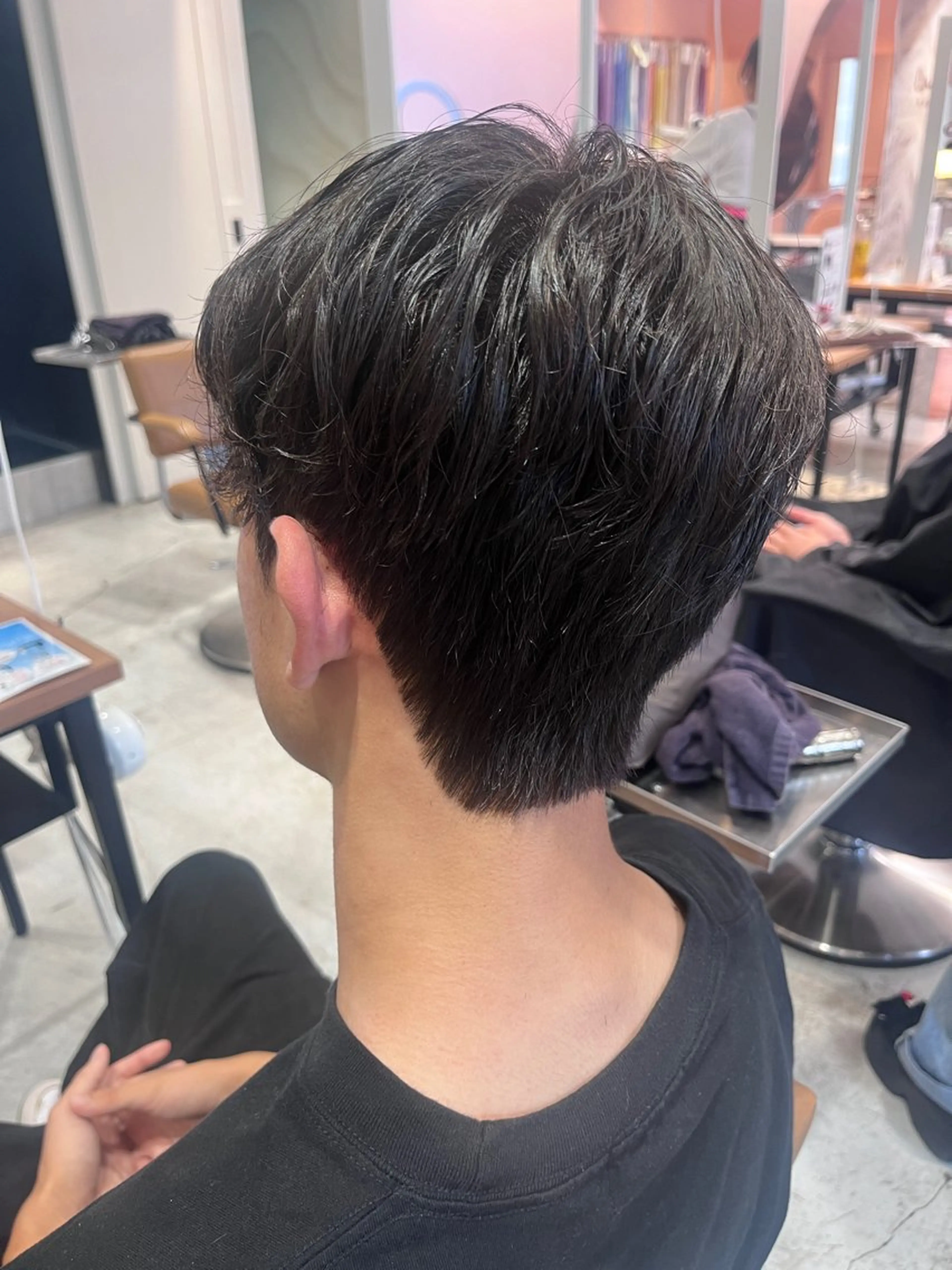 パーマ メンズ カット パーマ 大阪韓国メンズ特化 LUNAのヘアスタイル