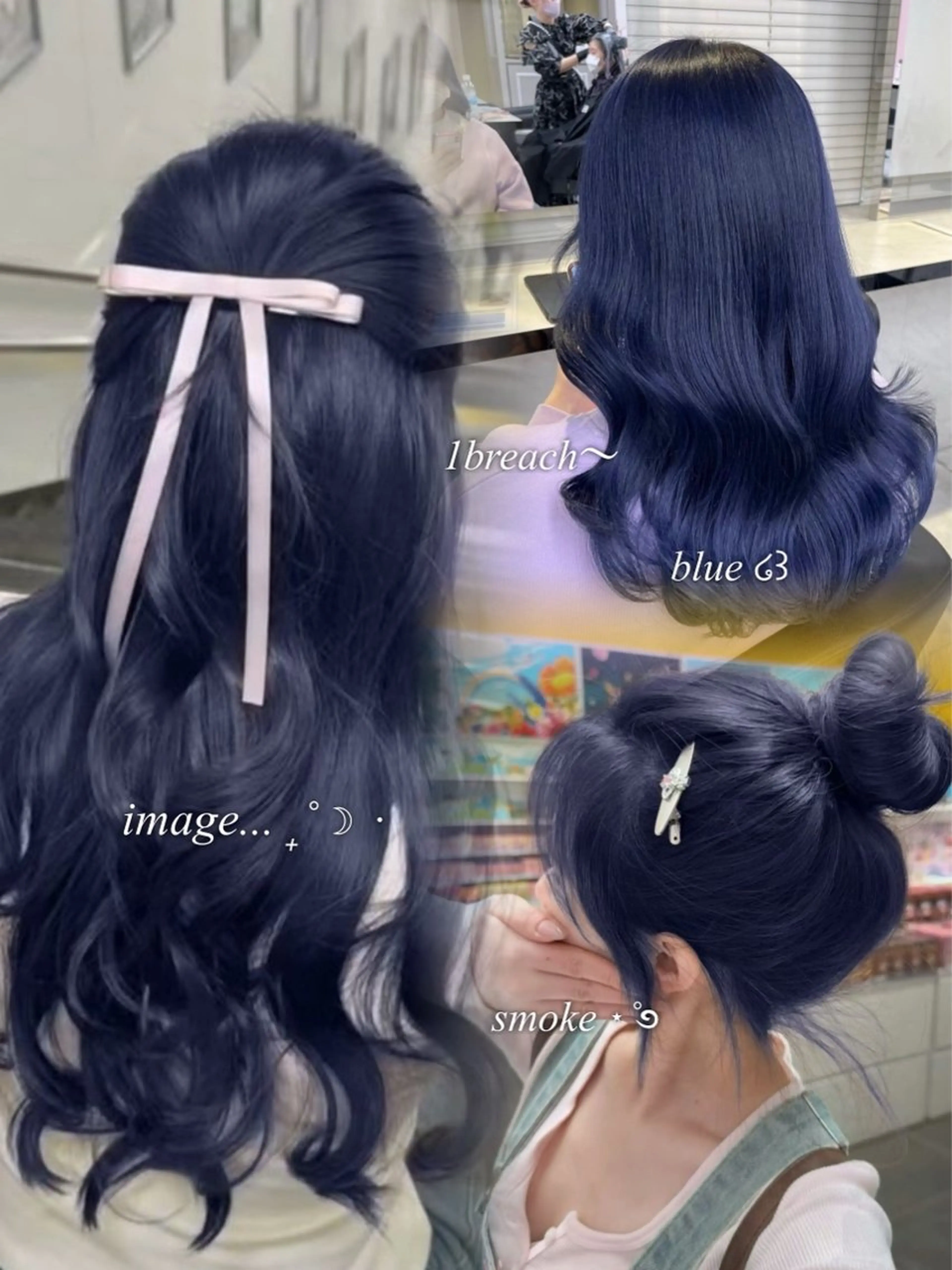 ロング カラー ヘアカラー トリートメント ヘッドスパ ヘアセット YUKA💜淡色 ラベンダー/ベージュのヘアスタイル