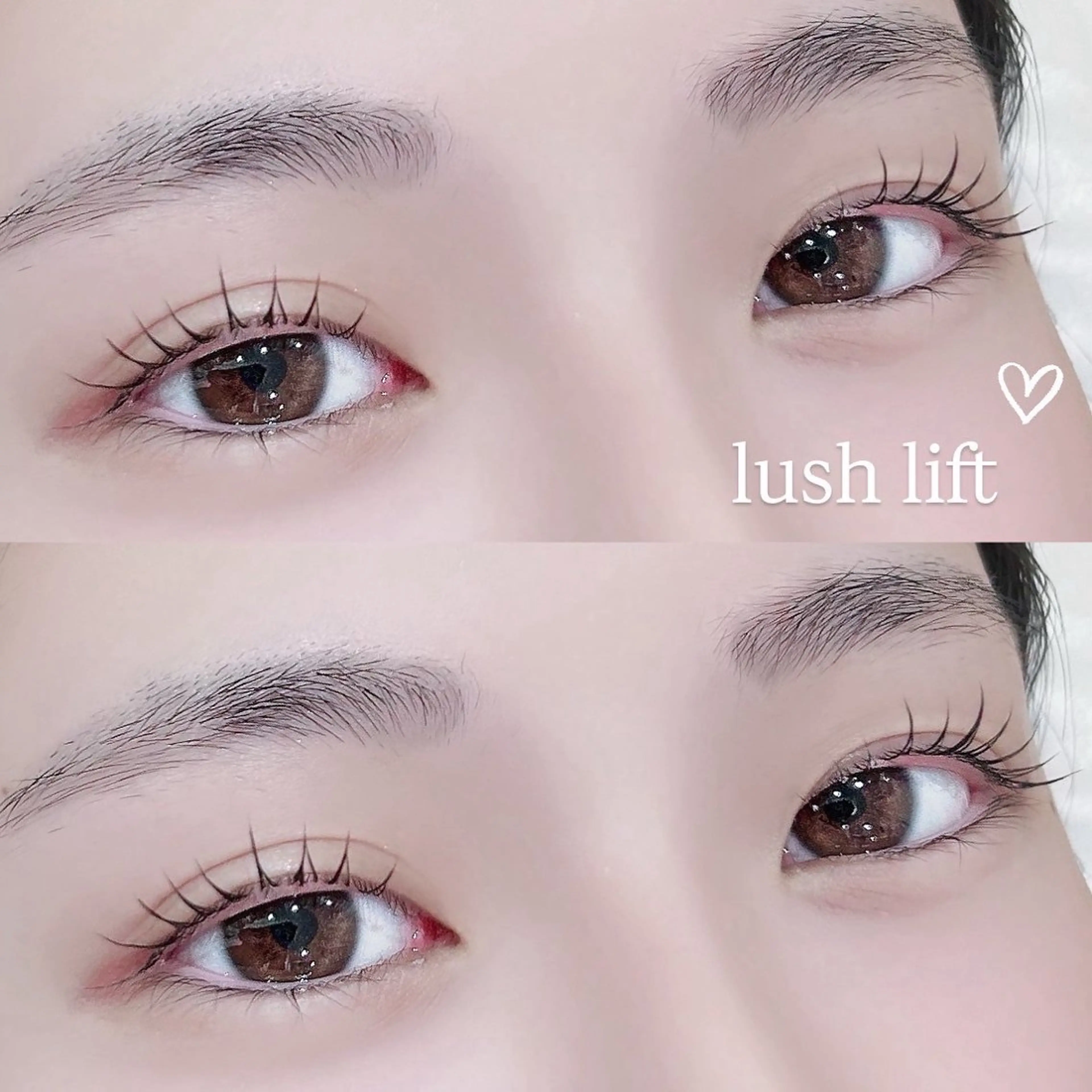 マツエク・マツパ まつげパーマ 💞ふんわり束感まつ 毛＆美眉🩰ミク💞のマツエク・マツパデザイン