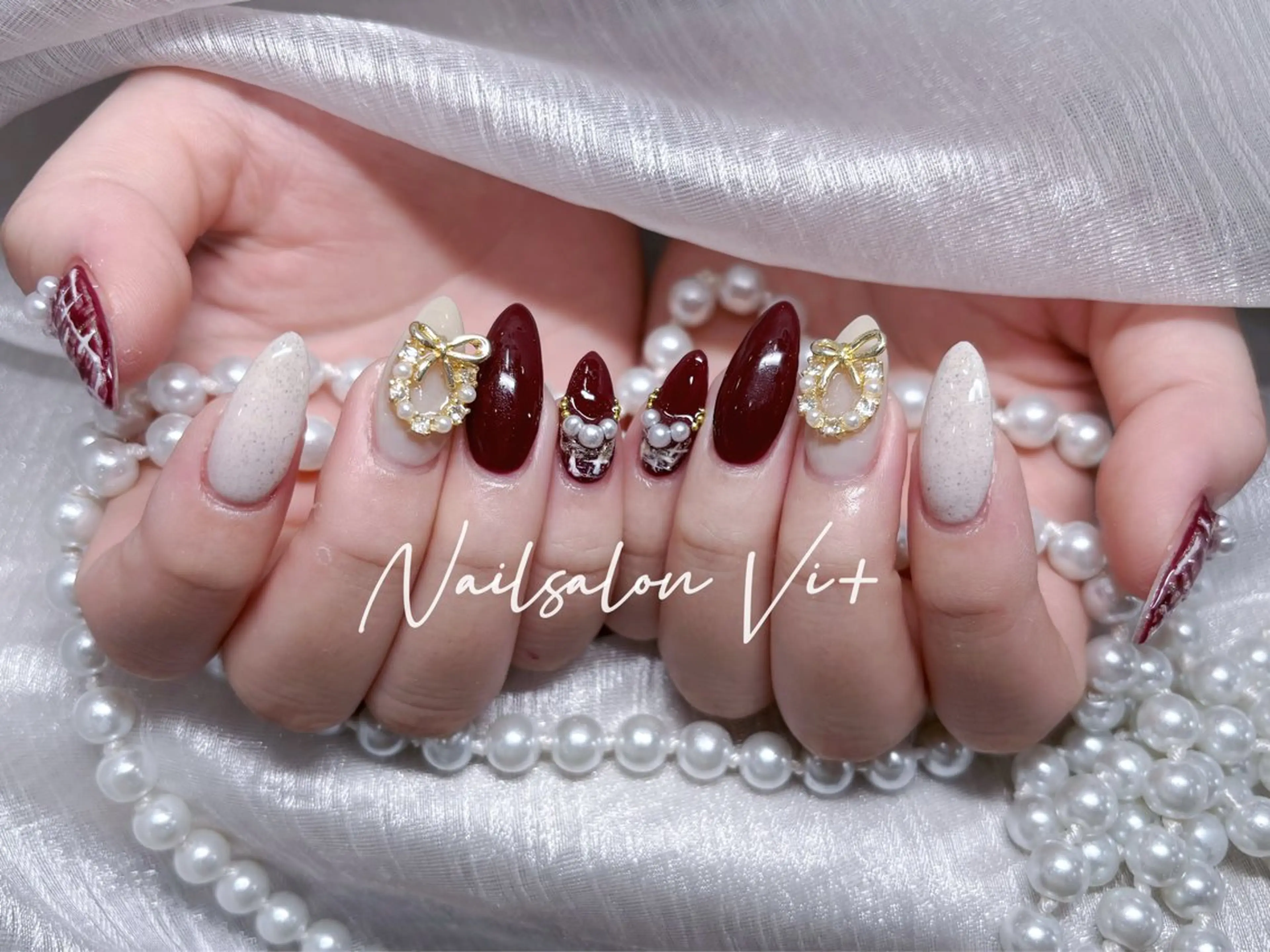 ネイル ハンドネイル Nailsalon Vi+ももか🩷のネイルデザイン