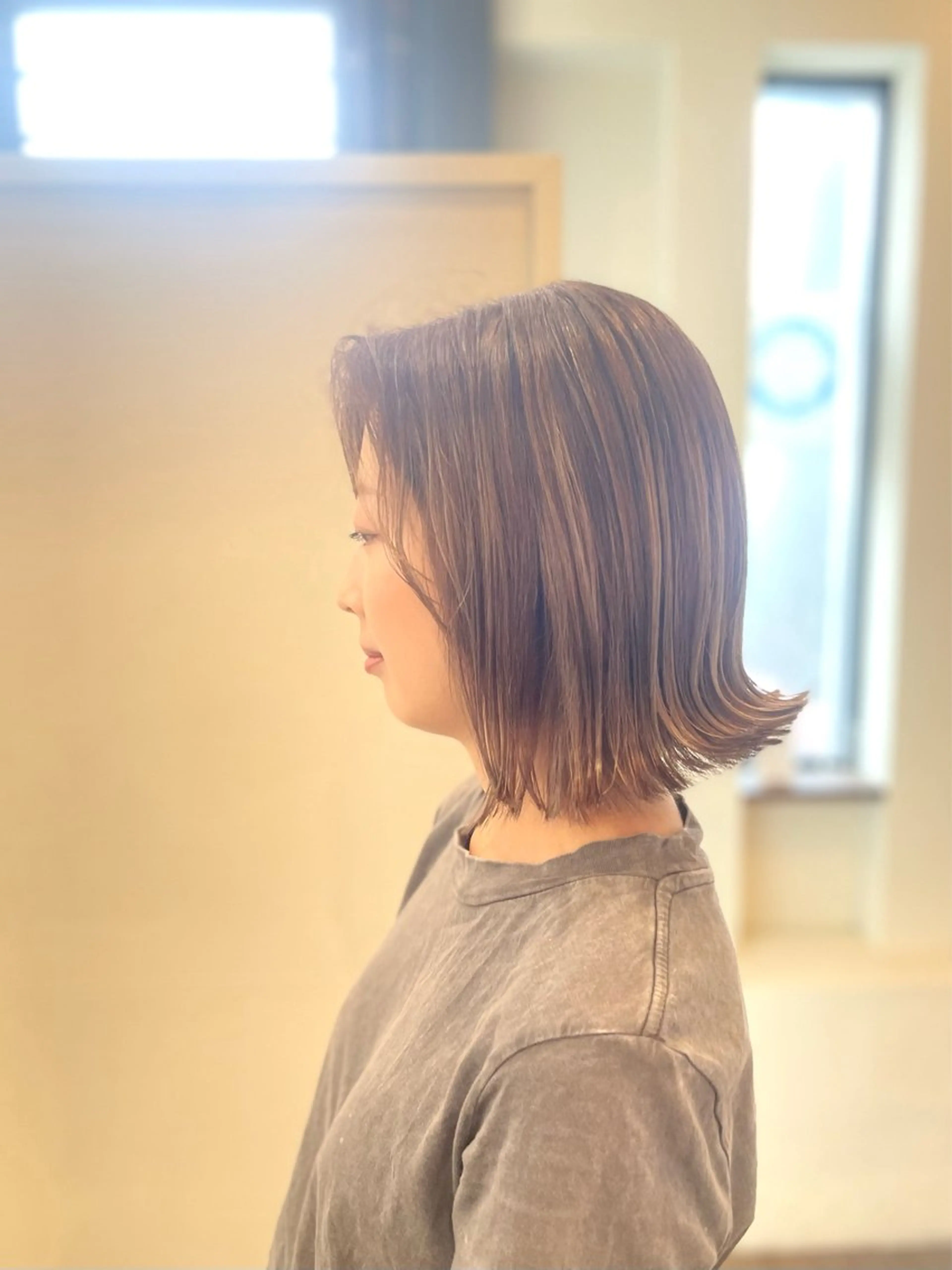 ショート カラー ボブ ショートヘア 外ハネヘア カット ヘアカラー トリートメント Hair make VERDA所属・富永 憲一郎のヘアスタイル