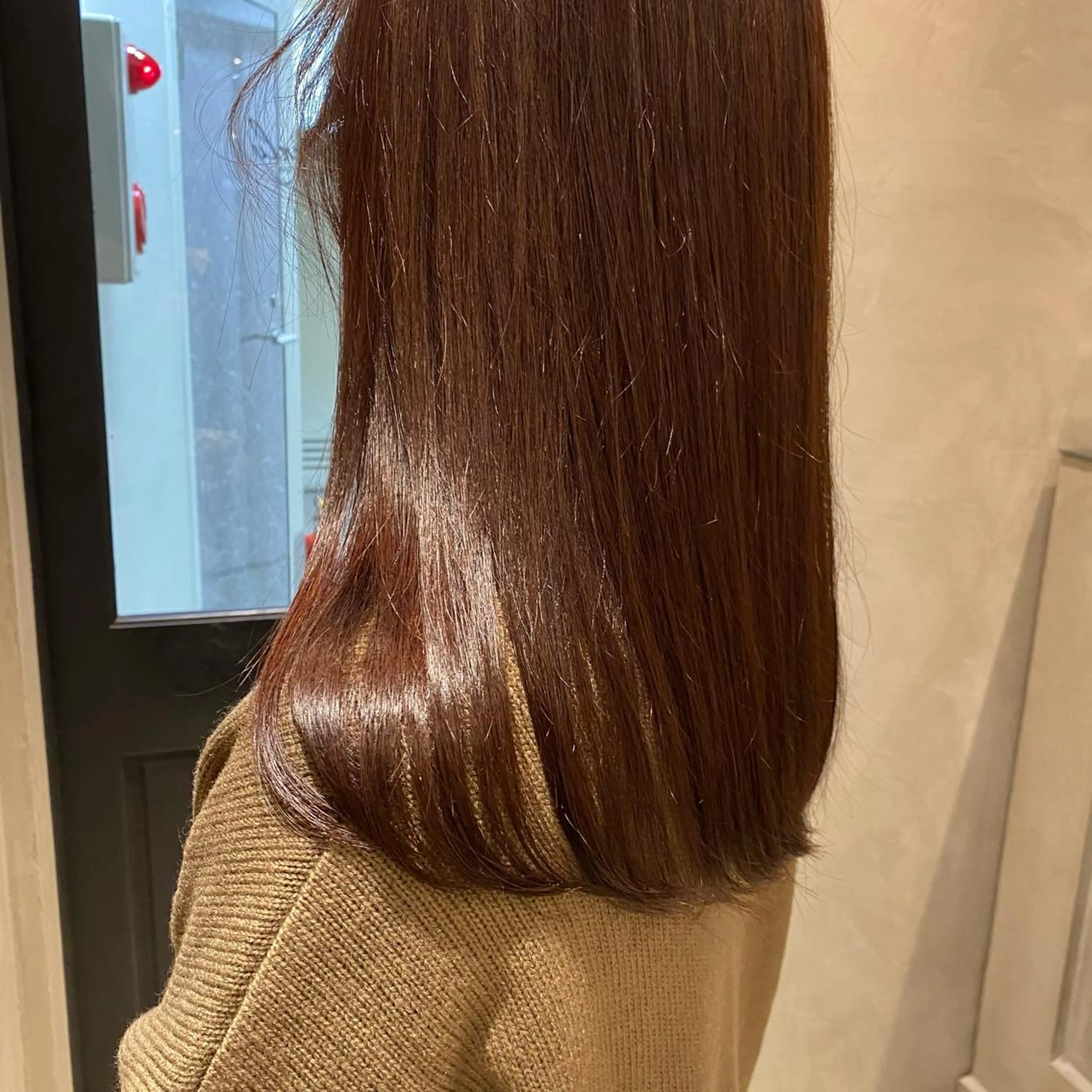 ミディアム カット ヘアカラー 顔周りcut・ご相談 ＝新宿しずく🇰🇷のヘアスタイル