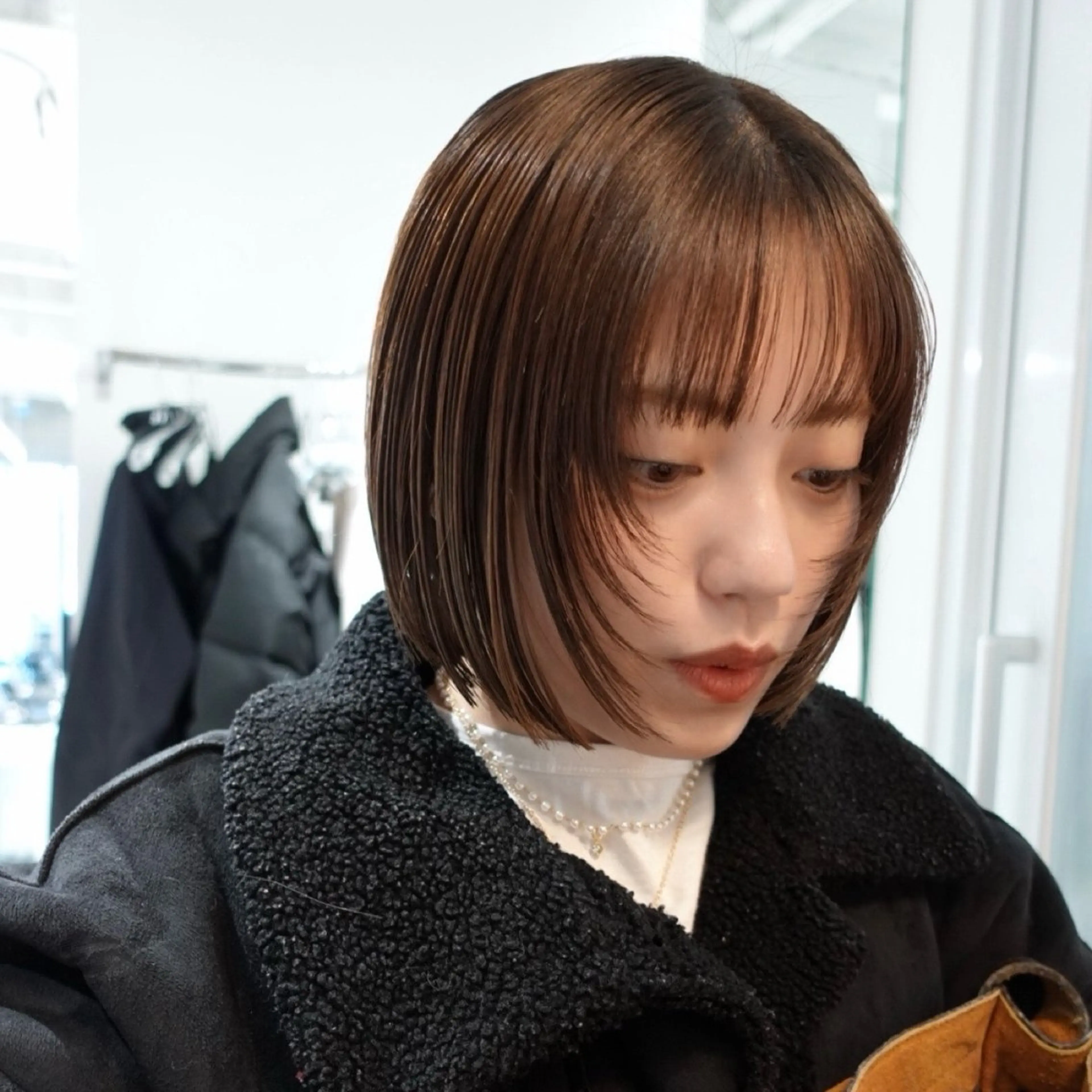 ショート ヘアアレンジ ボブ レイヤーカット カット 🌐サトウ リョウ🌐のヘアスタイル