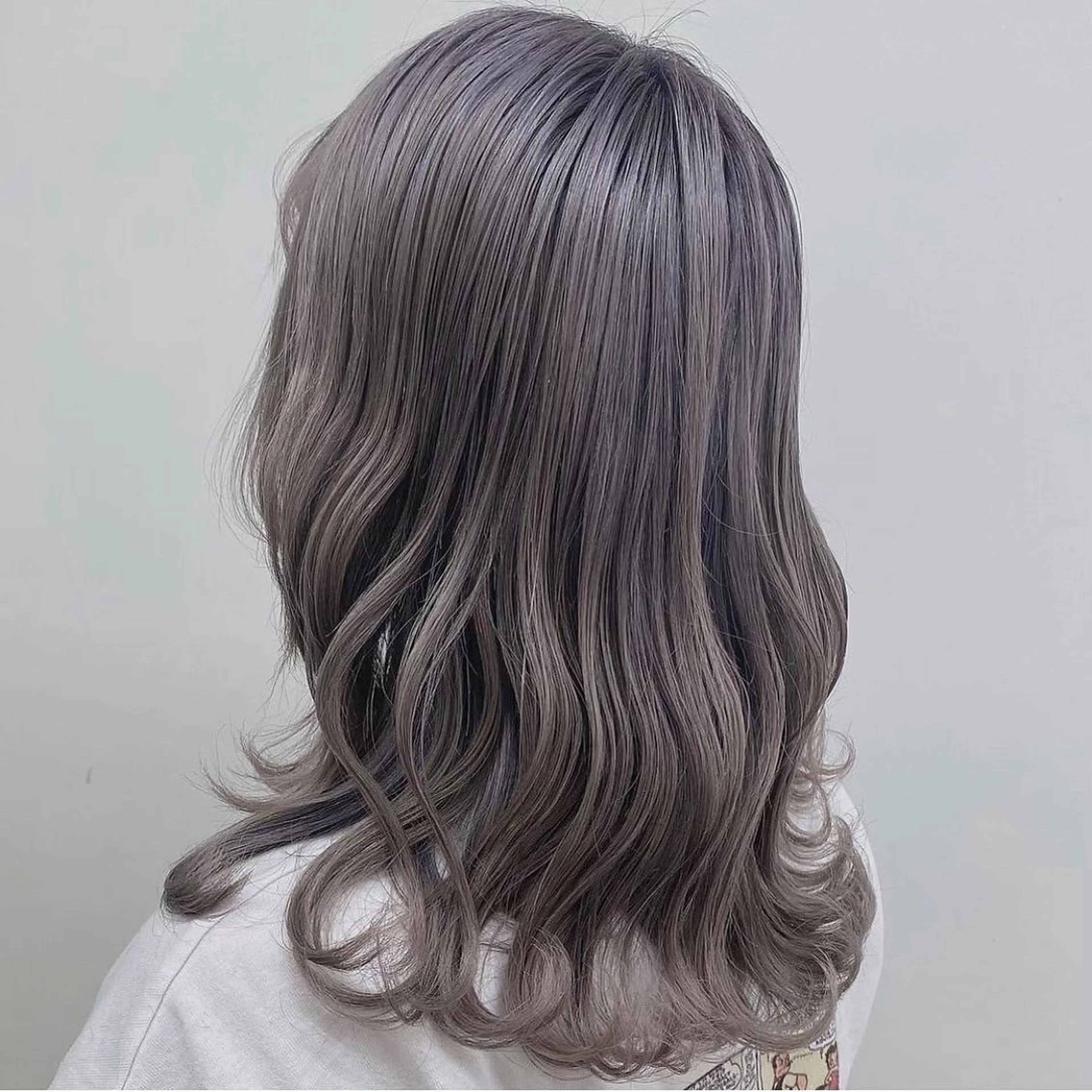 ロング カラー ヘアカラー トリートメント ヘッドスパ ヘアセット ♡透け感カラー 大賀哲平♡のヘアスタイル