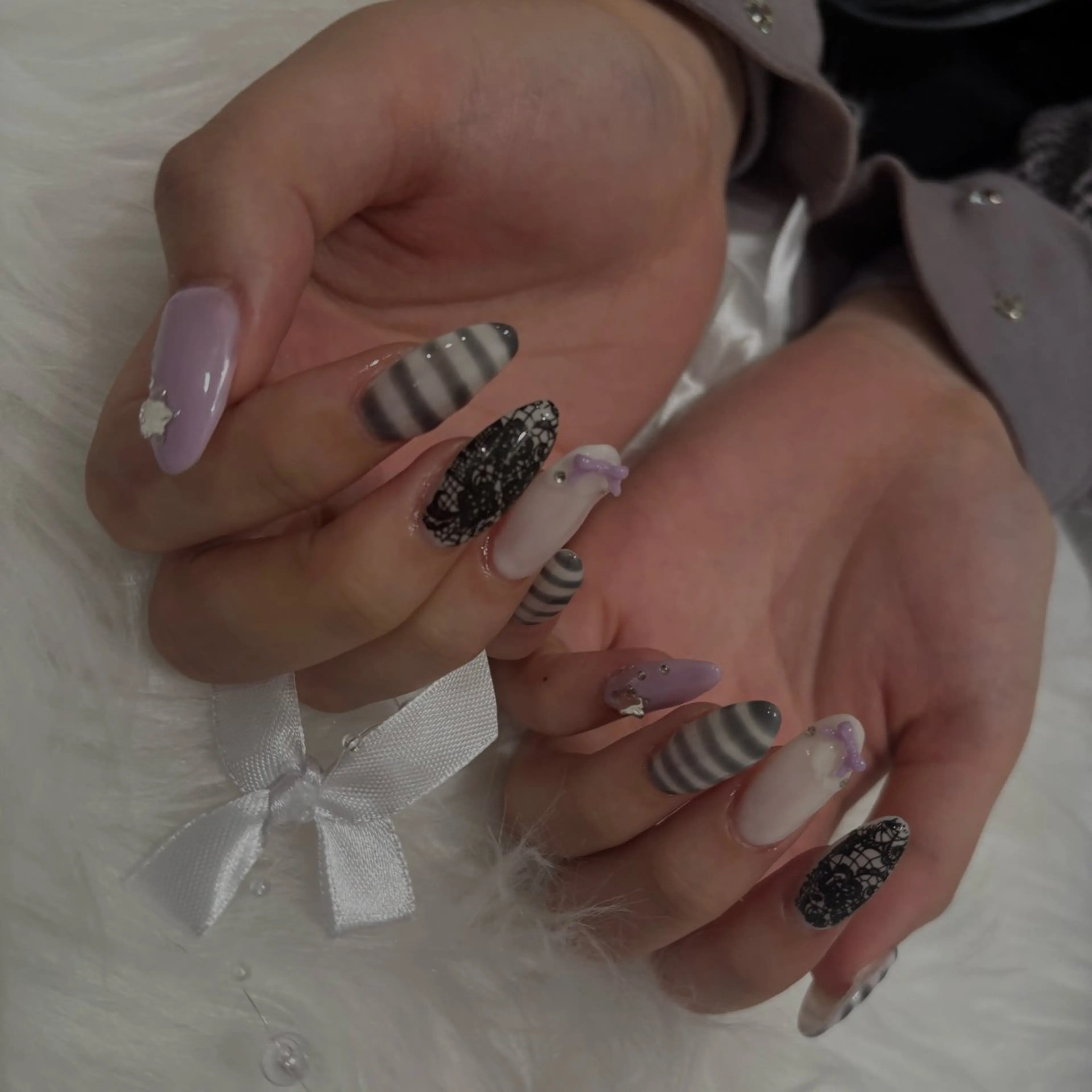 ネイル アートネイル 長さ出し フットネイル ハート キラキラネイル ハンドネイル vante_aimi .パラジェル取扱店のネイルデザイン