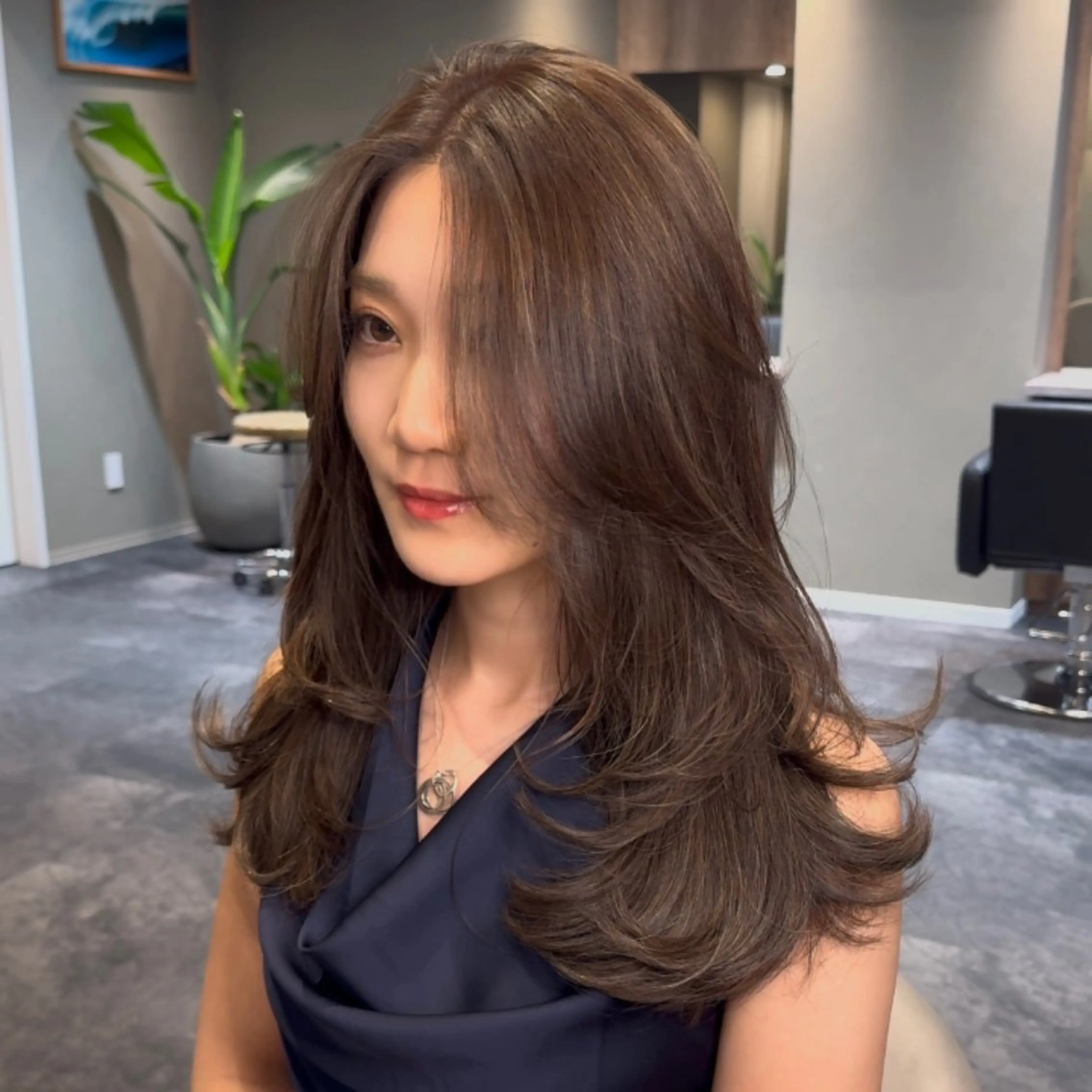 ロング カラー ヘアカラー 🇺🇸海外デザイン iCON TOKYOのヘアスタイル