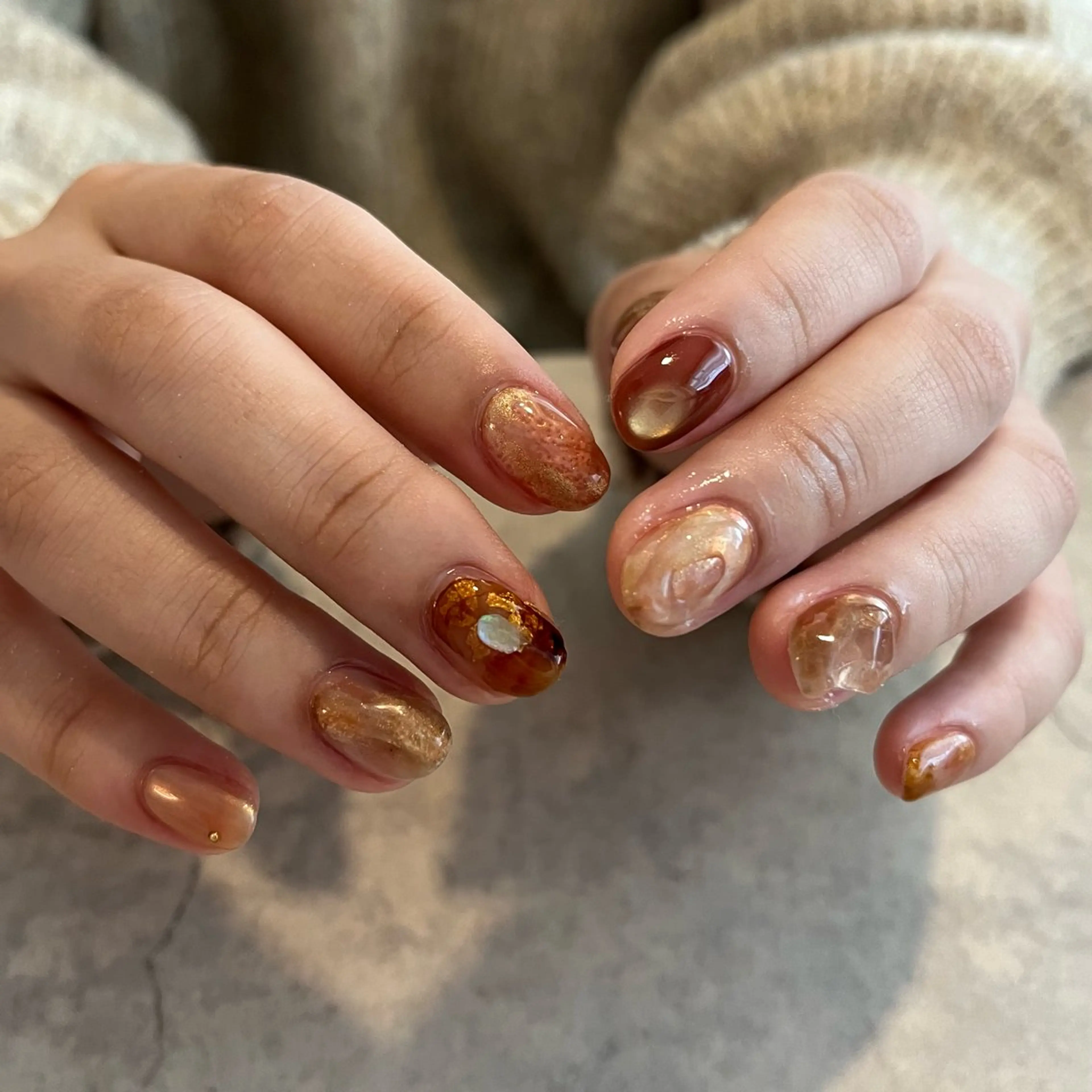 ネイル ハンドネイル nail salon O (en)所属・vegh. nail／阿波座のネイルデザイン
