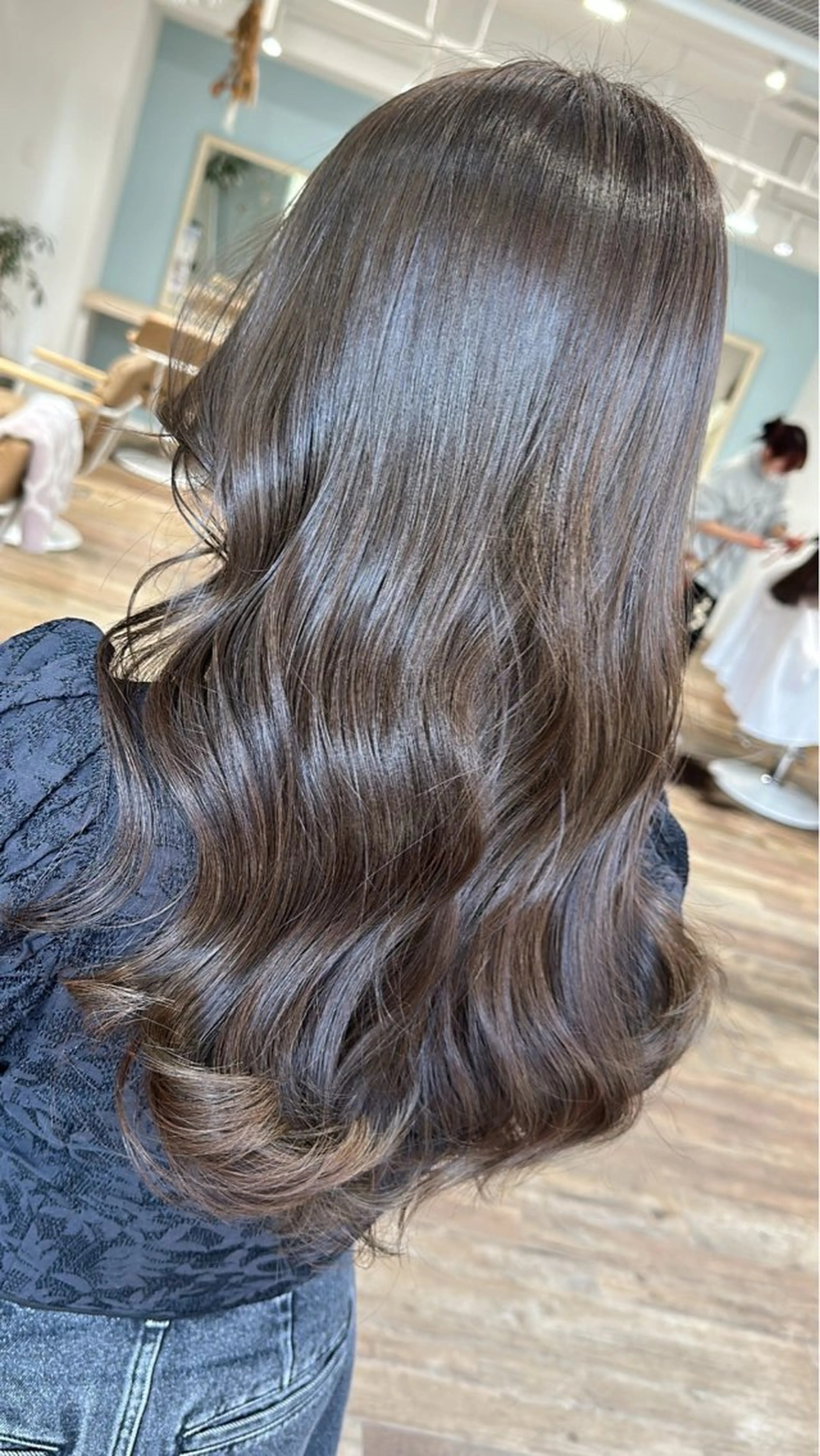 セミロング suzuka/透明感 カラー 美髪縮毛矯正のヘアスタイル