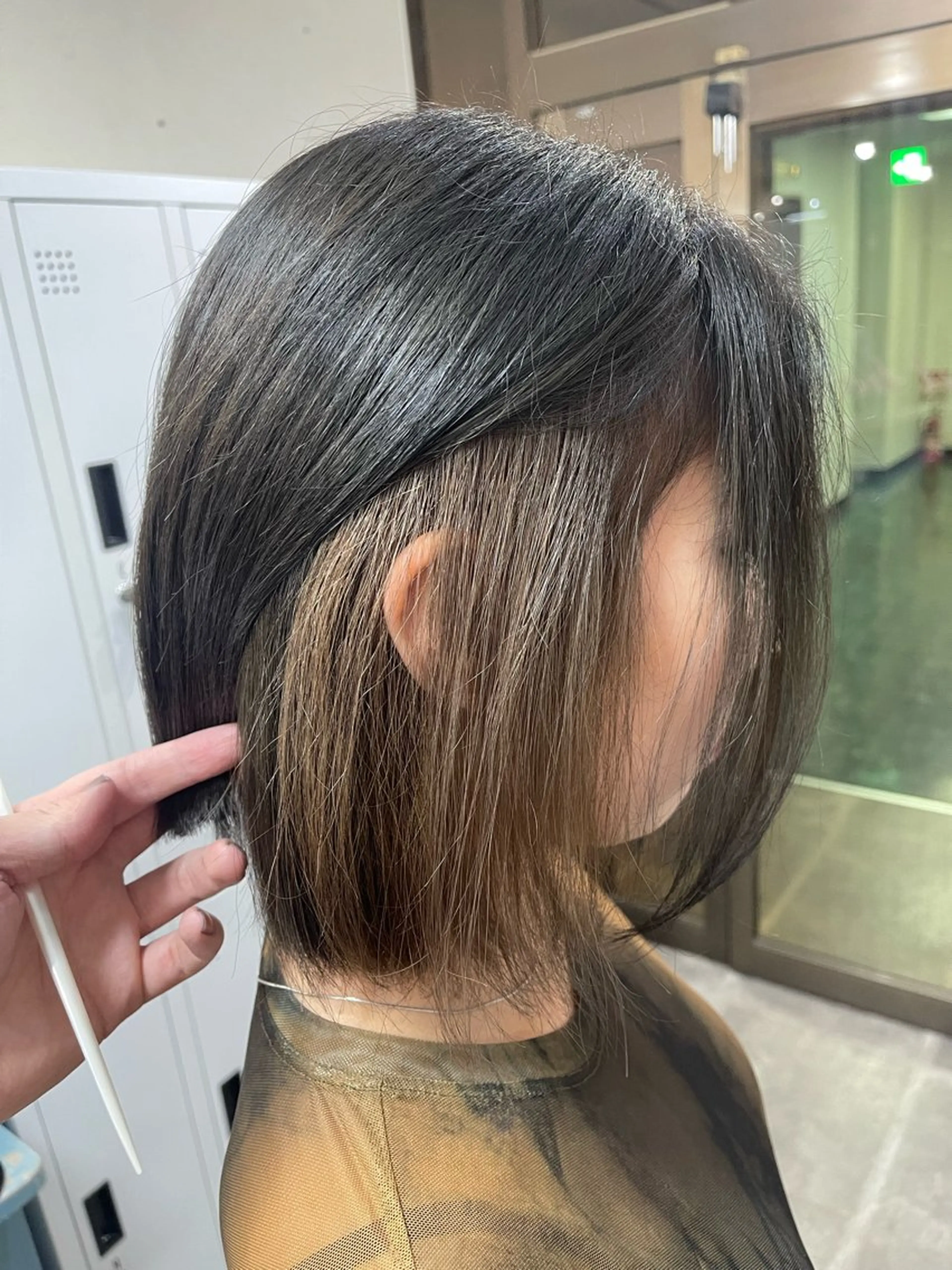 ショート カラー ベージュカラー ブリーチ ケアブリーチ デザインカラー ダブルカラー ヘアカラー トリートメント SOYON西大寺店所属・ダブルカラー/ 髪質改善💎安藤のヘアスタイル