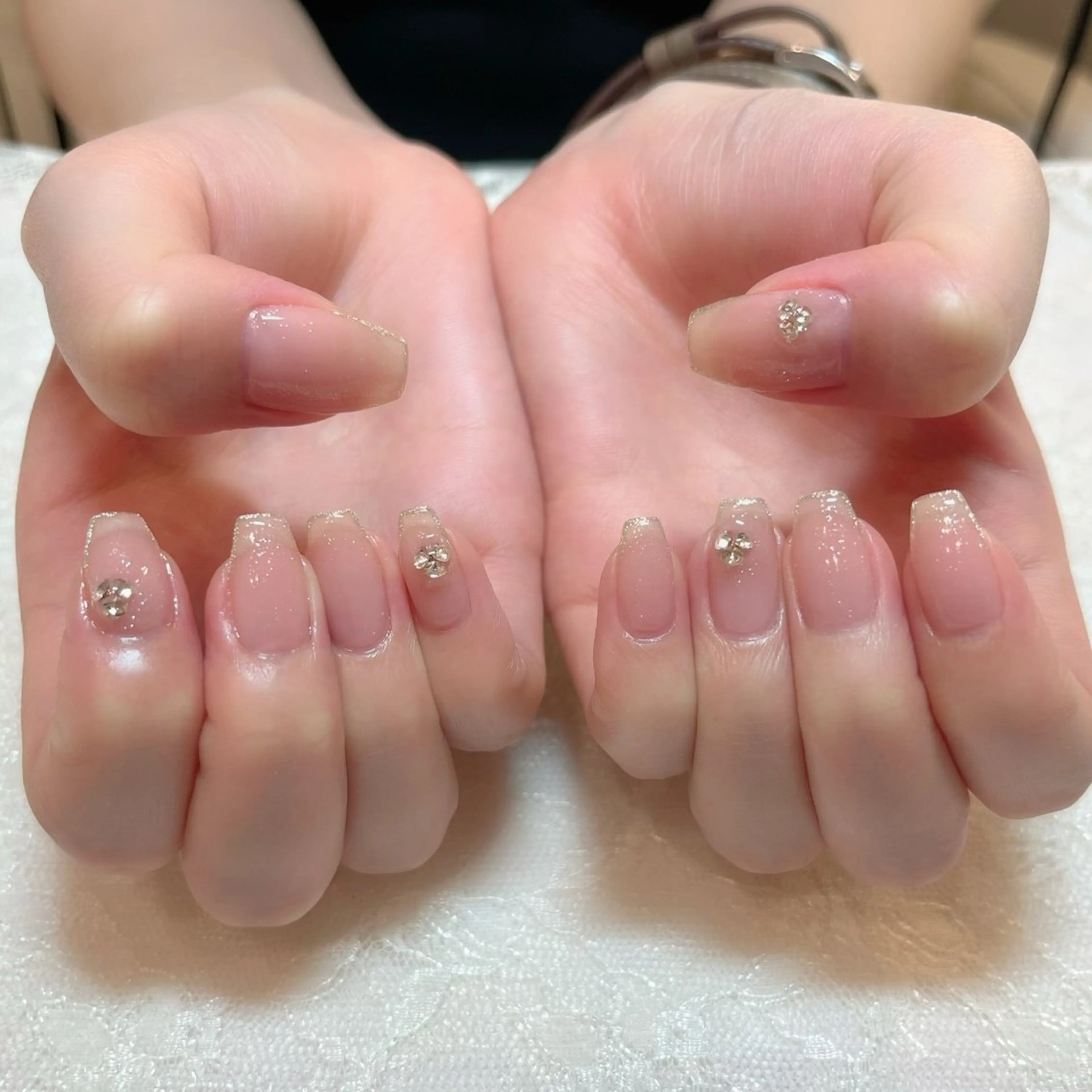 ネイル ラメ(グリッター) ハンドケア aoinail所属・aoi nailのネイルデザイン