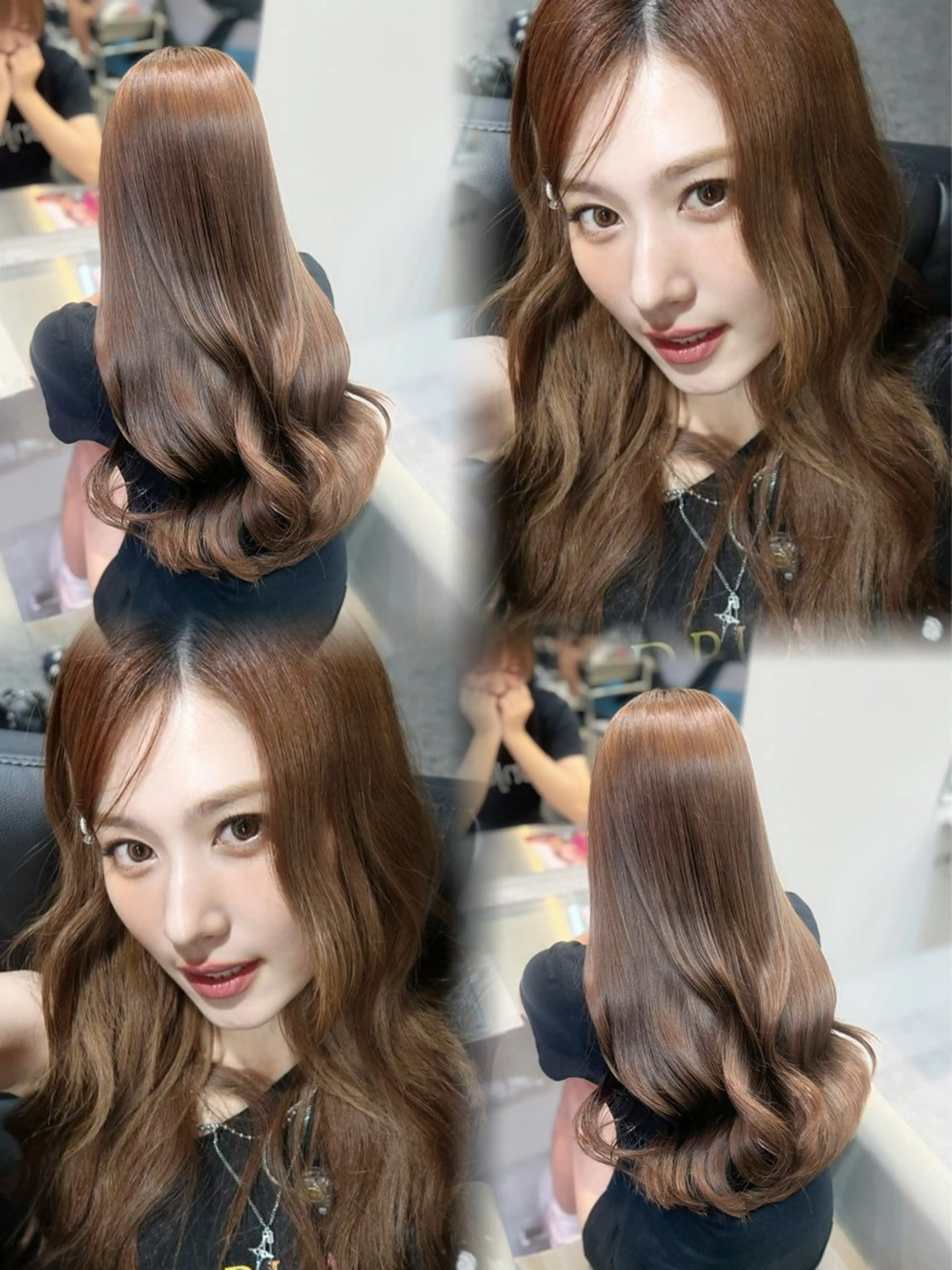 カラー YUZUKI艶カラー /似合わせ小顔カットのヘアスタイル