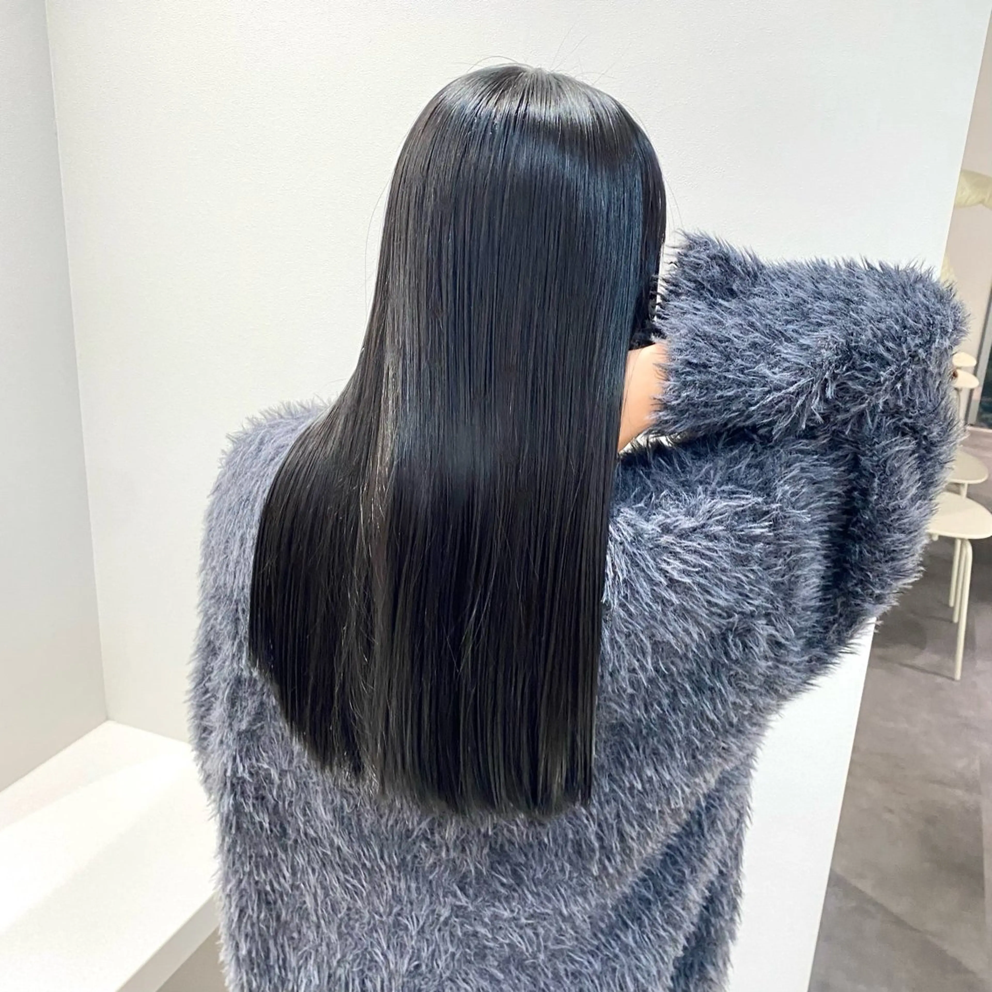 ミディアム カラー ヘアカラー トリートメント 髪質改善水素TR× レイヤーカット/熊澤のヘアスタイル