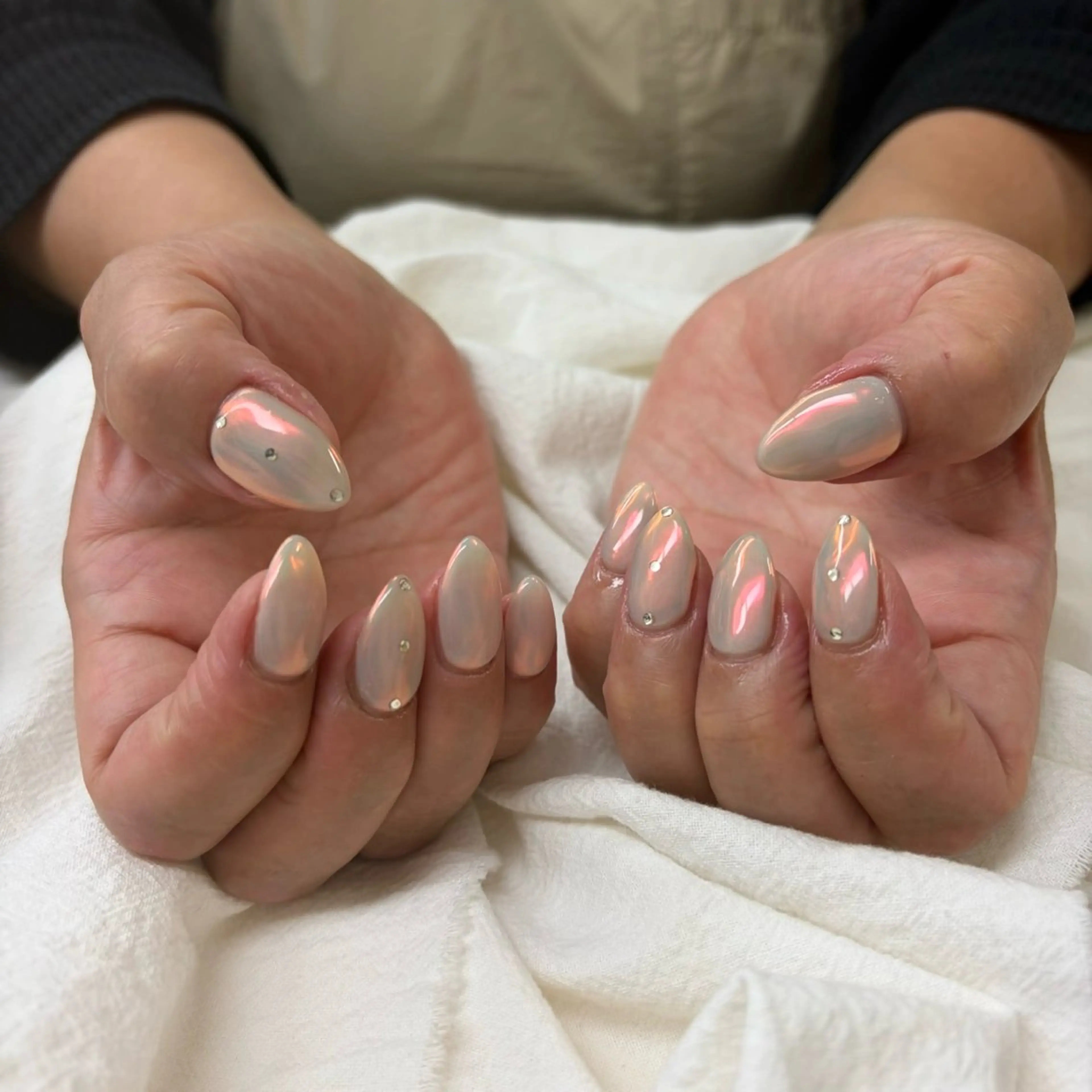 ミディアム 韓国風ヘア ハンドネイル nail jaol池袋店所属・ネイルJaol 池袋のネイルデザイン