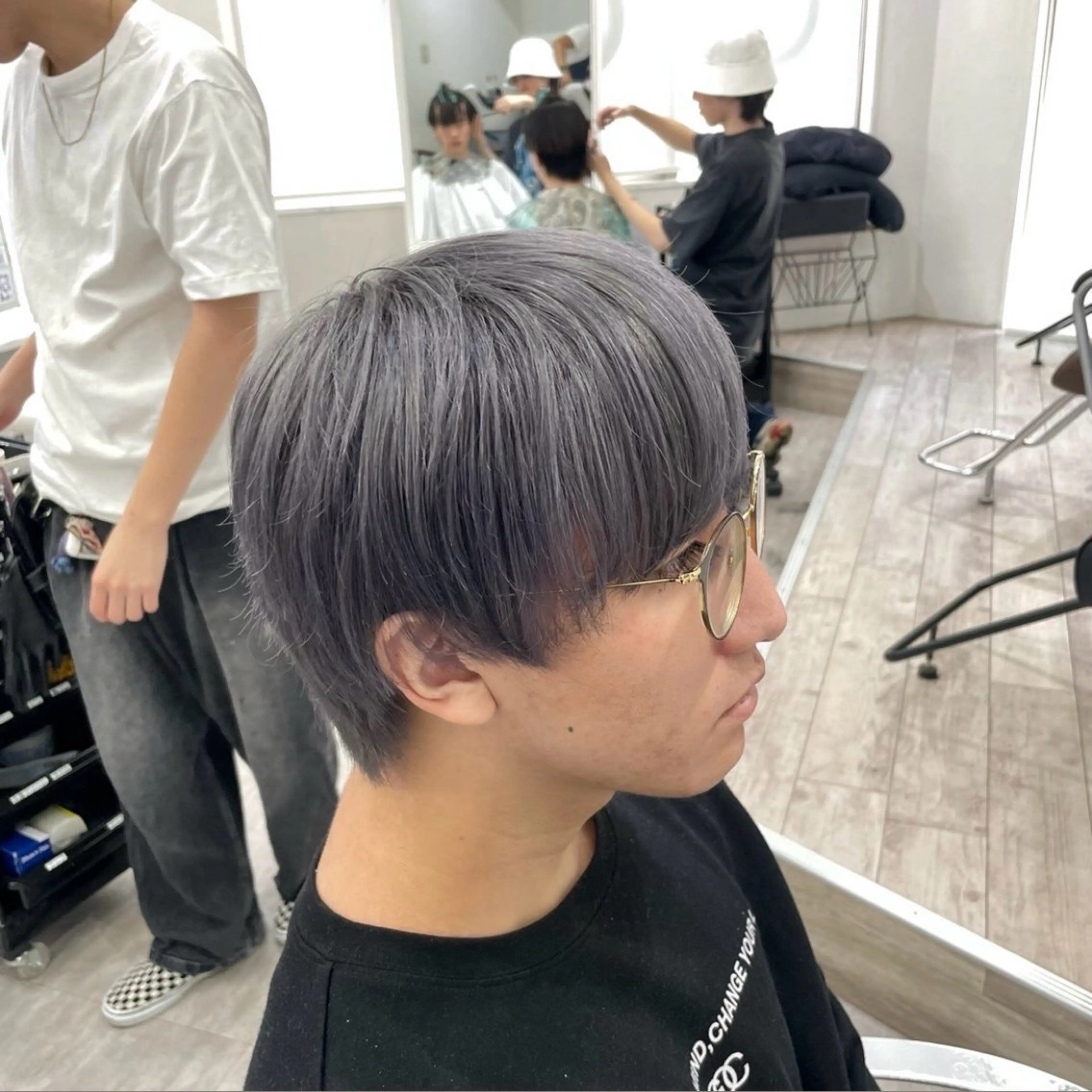 ショート カラー メンズ men’s salon dot. tokyo 横浜店所属・🔥メンズ特化 カット1100円🔥のヘアスタイル