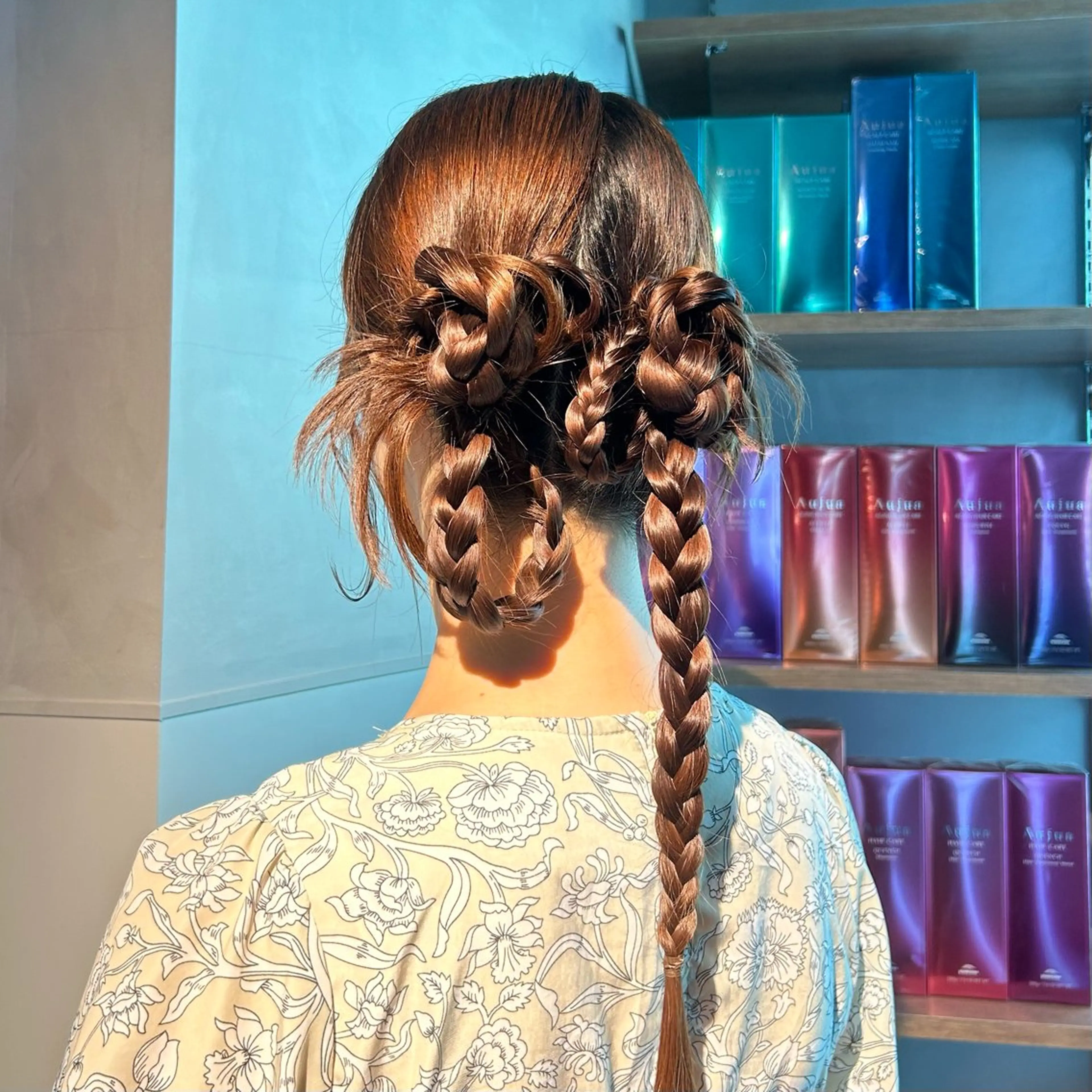 ヘアアレンジ 透明感カラー🫧 ✴︎meiのヘアスタイル