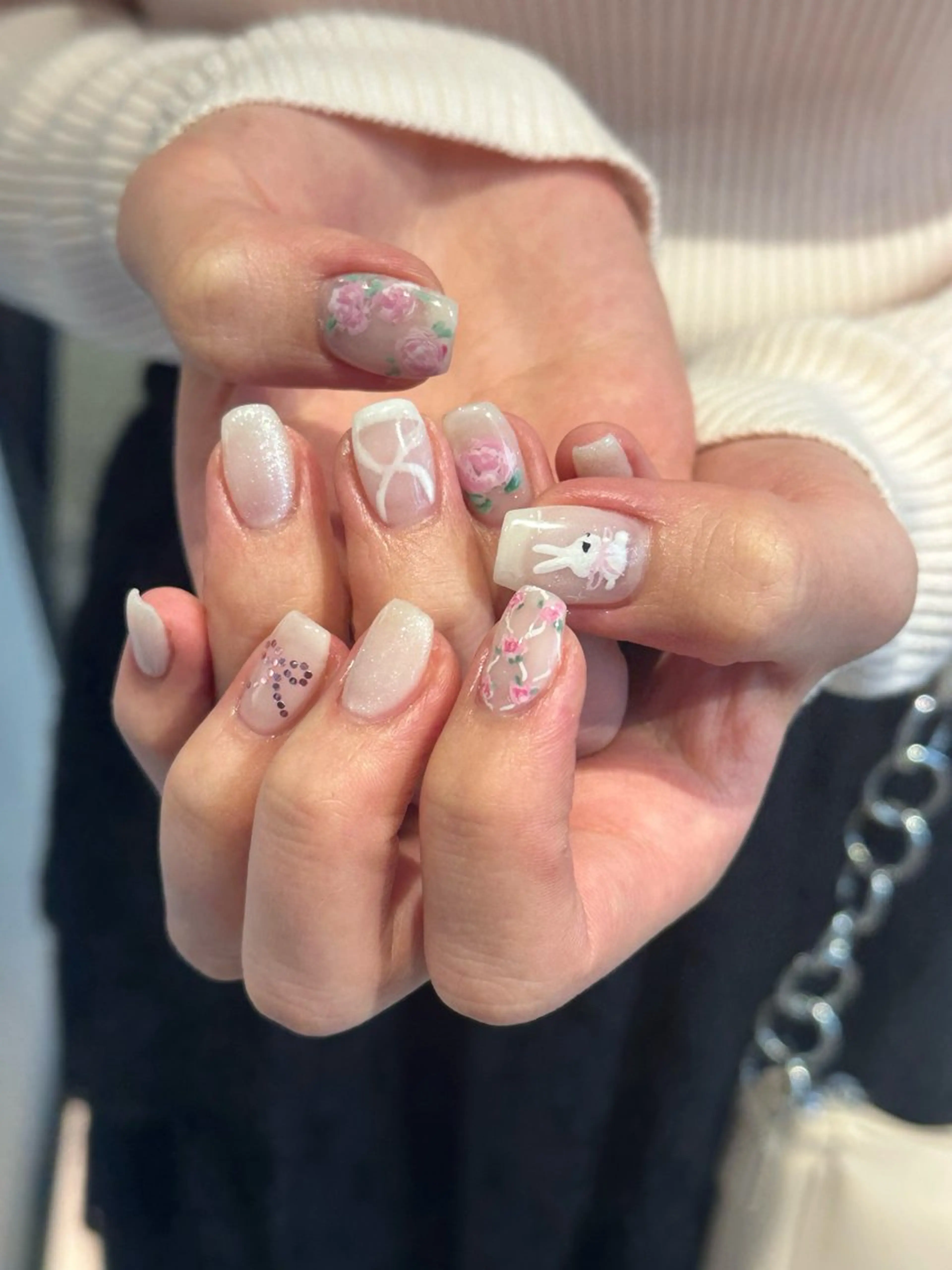 ネイル ハイトーン特化 pepe🎀のヘアスタイル