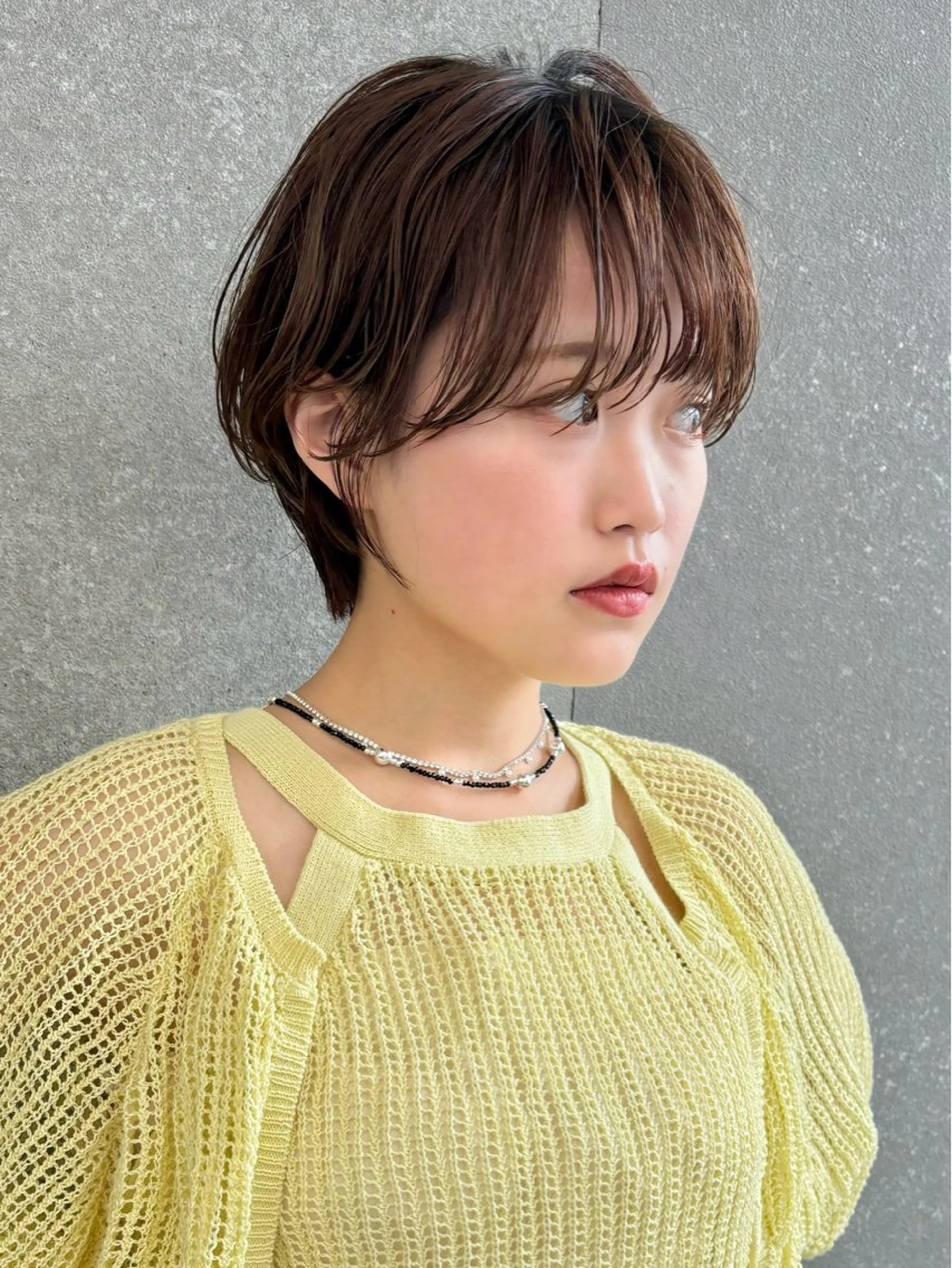 ショート パーマ 🎀大川 錬🎀 ブリーチなしWカラーのヘアスタイル