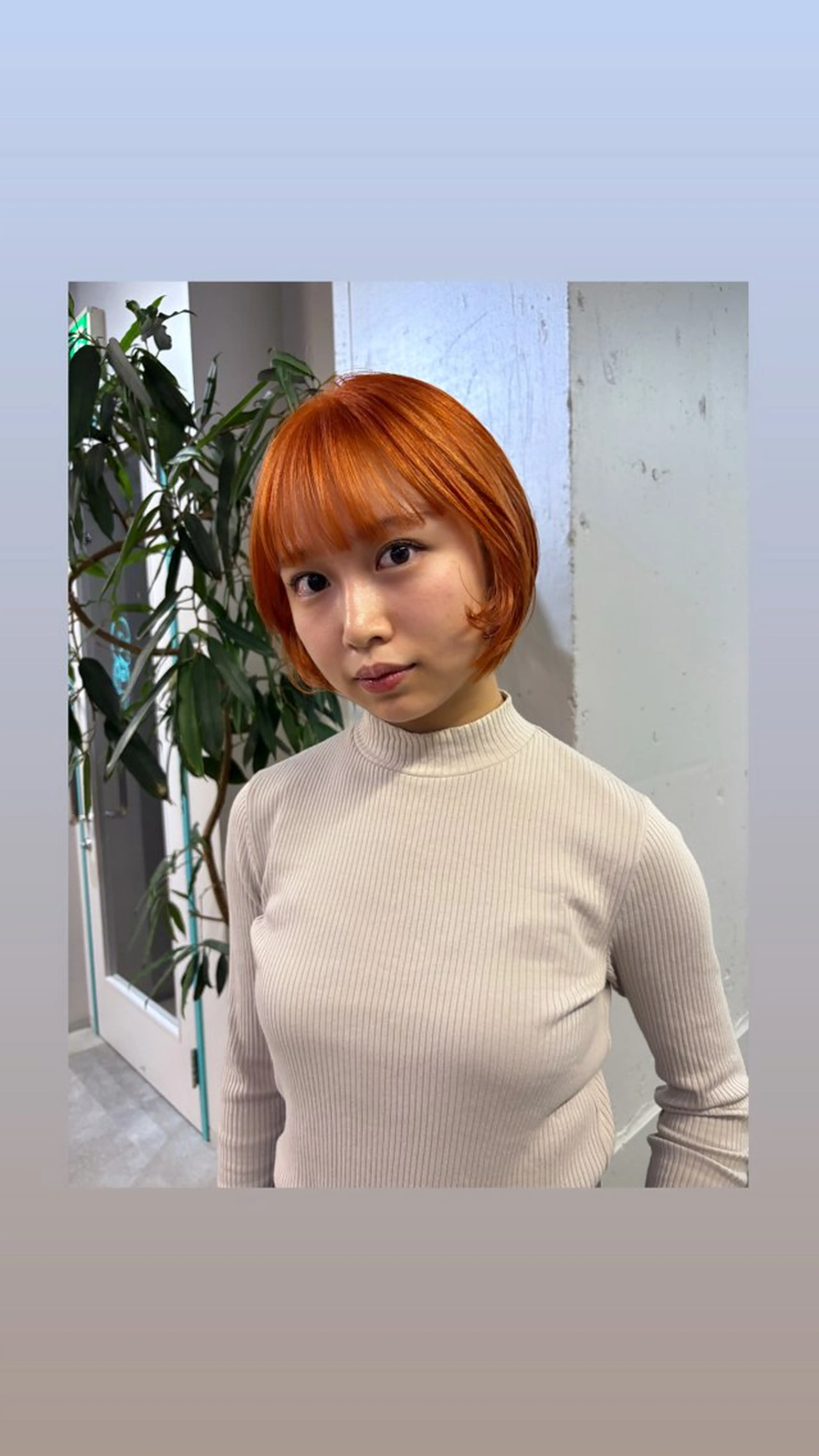 カラー ヘアカラー ロングレイヤー ¥0🎀MEIのヘアスタイル