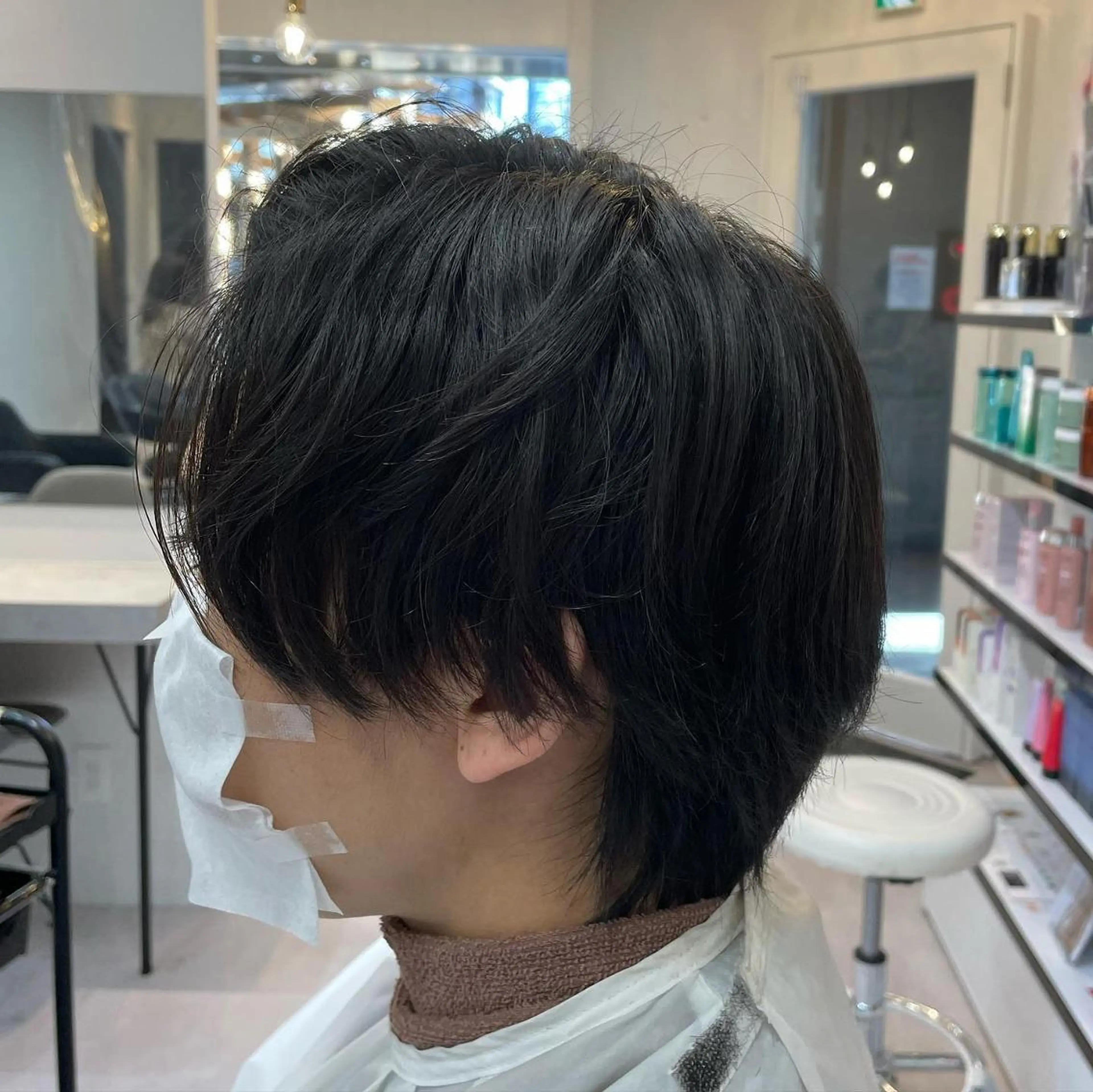 ショート 髪質改善× ハイライト溝江のヘアスタイル