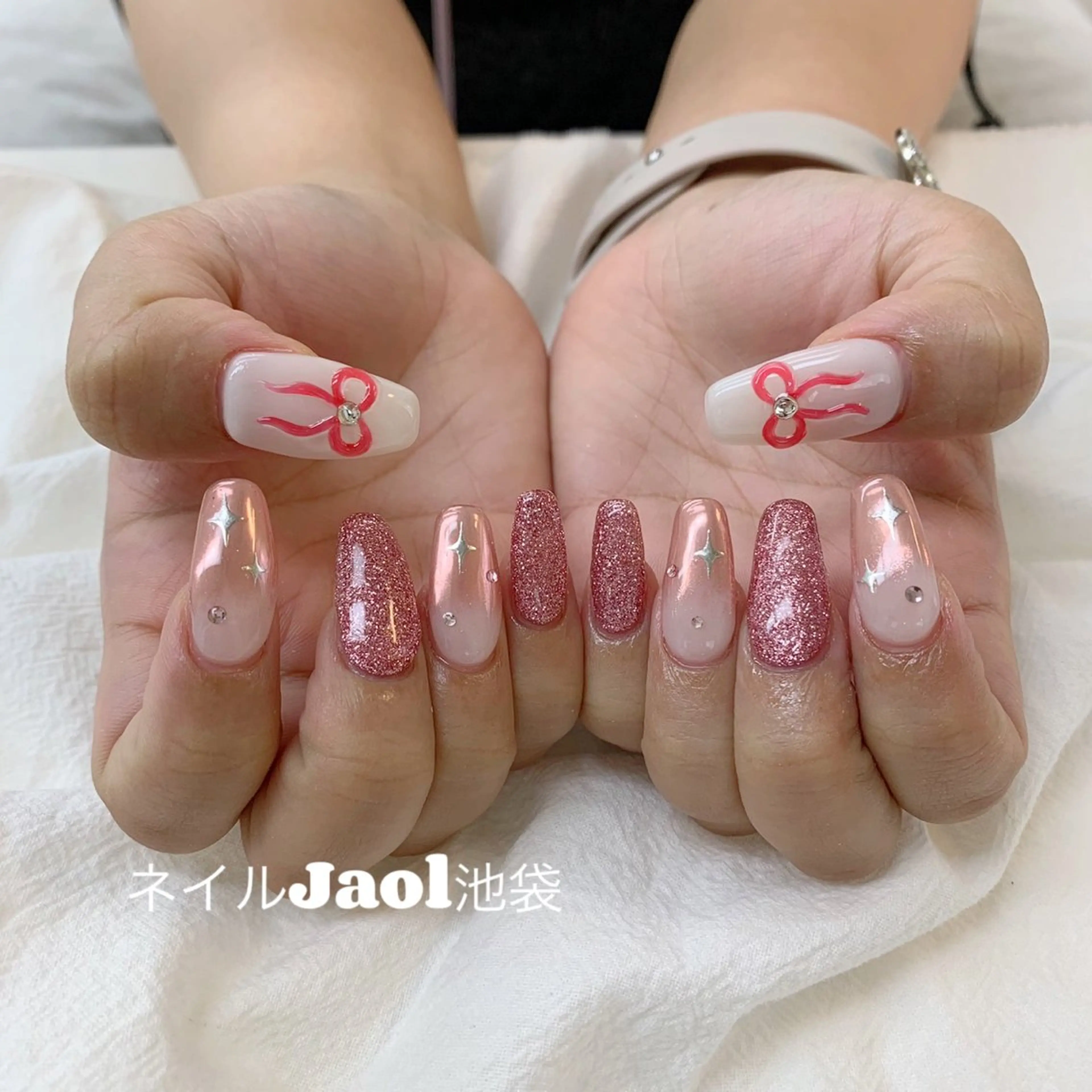 ロング 韓国風ヘア nail jaol池袋店所属・ネイルJaol 池袋のネイルデザイン